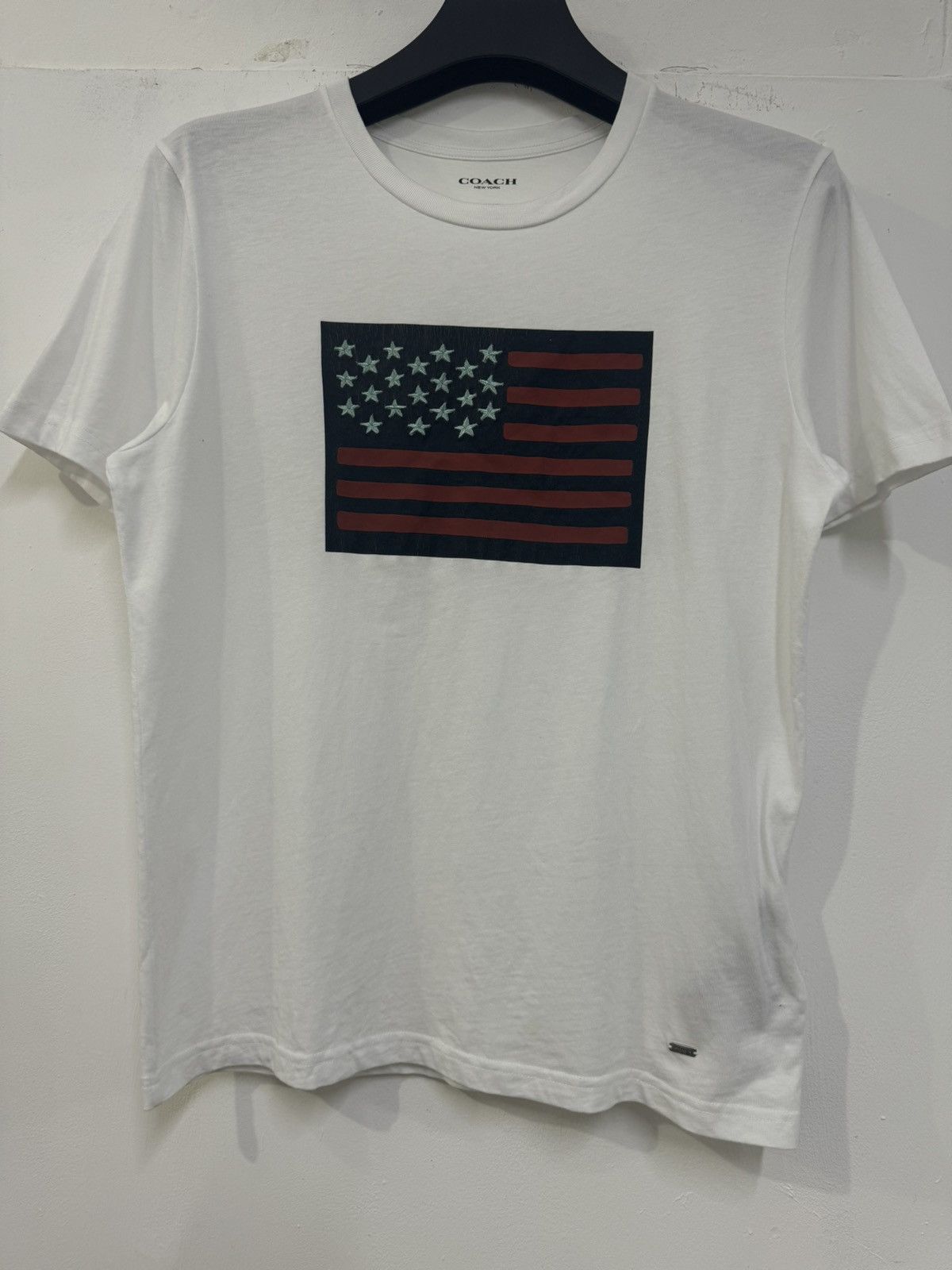 Coach 💥COACH USA FLAG EMBROIDED STAR TEE Size US M / EU 48-50 / 2 - 1 Thumbnail