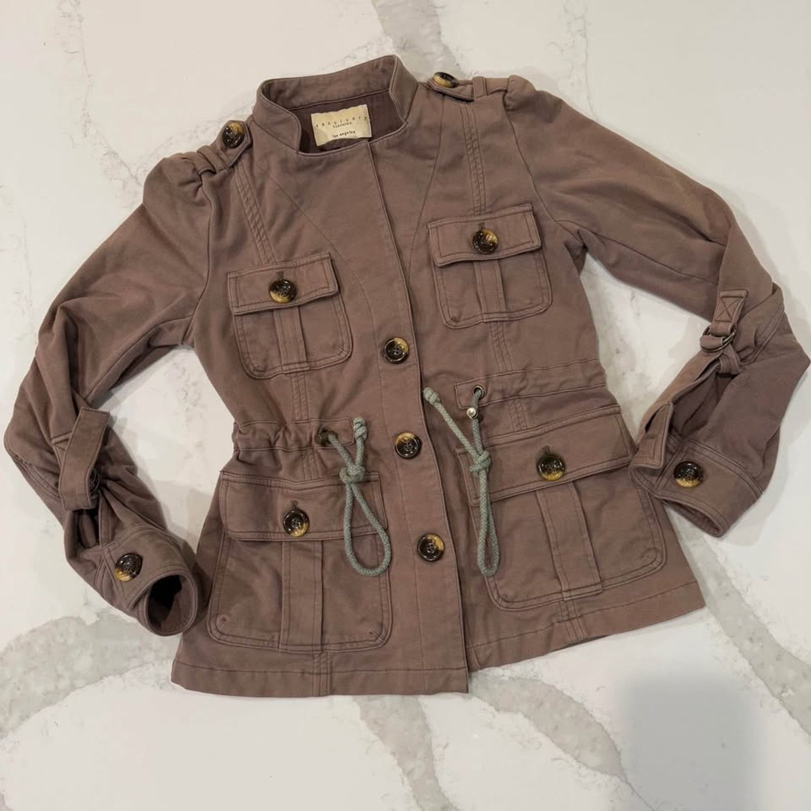 Sanctuary Sanctuary Street Smart Utility Jacket Brown Womens XS Size XS / US 0-2 / IT 36-38 - 1 Thumbnail