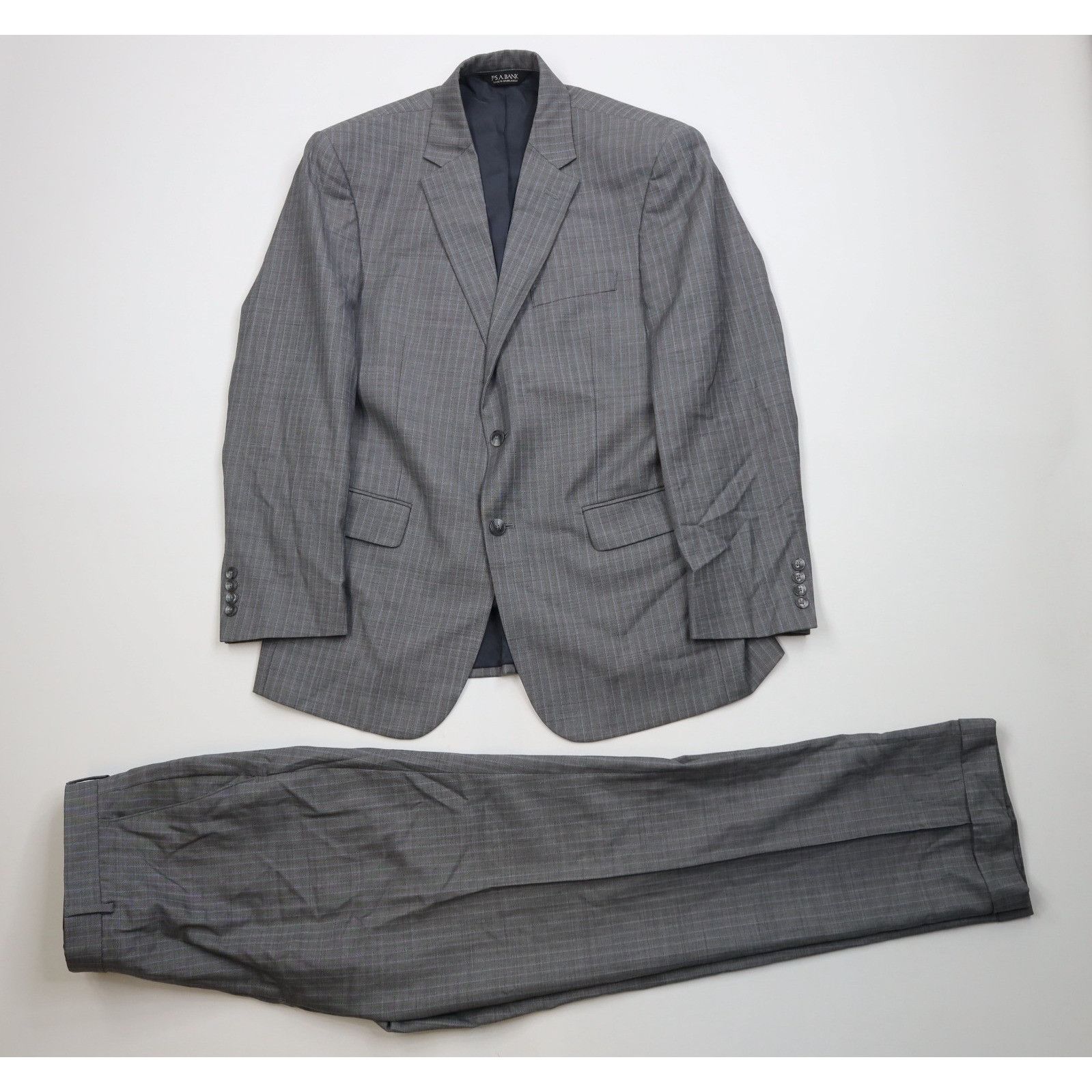 Jos. A. Bank Jos A Bank Travelers Wool 2 Piece Suit Tailored Fit Size 40R - 1 Thumbnail