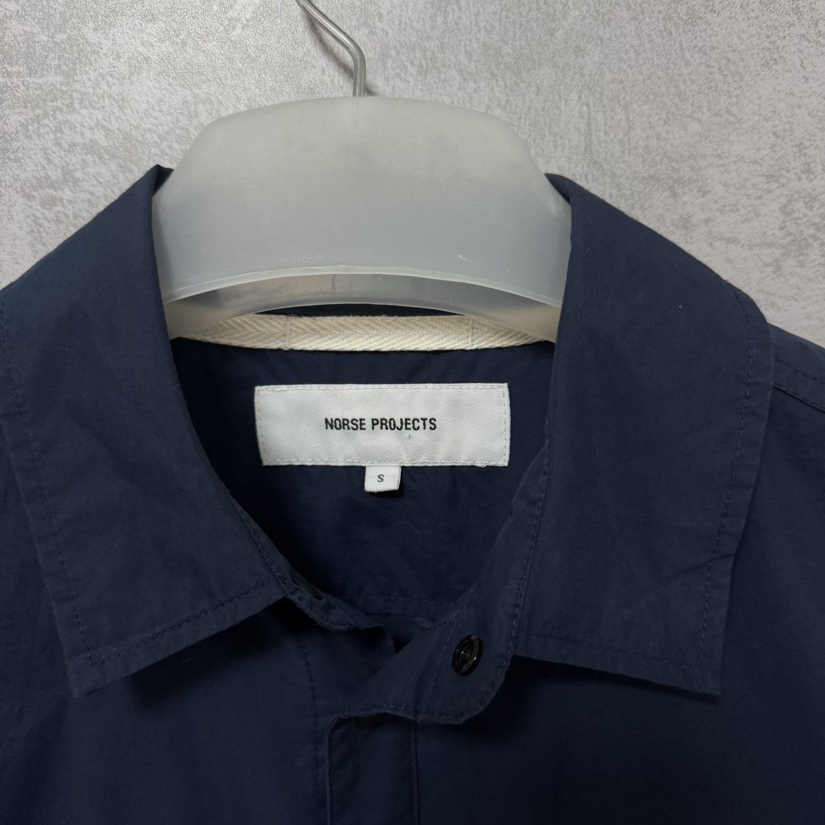 Norse Projects NORSE PROJECTS NAVY OVERSHIRT Size US S / EU 44-46 / 1 - 1 Thumbnail