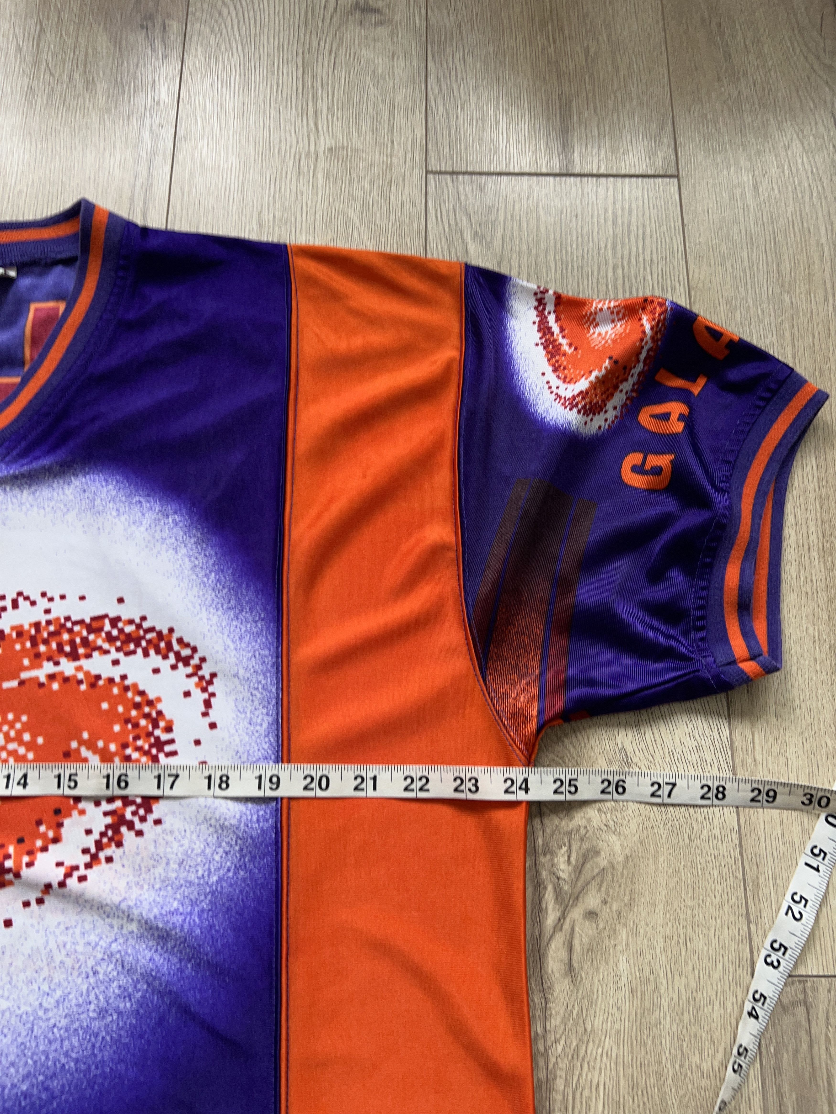 NFL × Vintage Frankfurt Galaxy Nutmeg Mills American Football Jersey Size US L / EU 52-54 / 3 - 5 Thumbnail