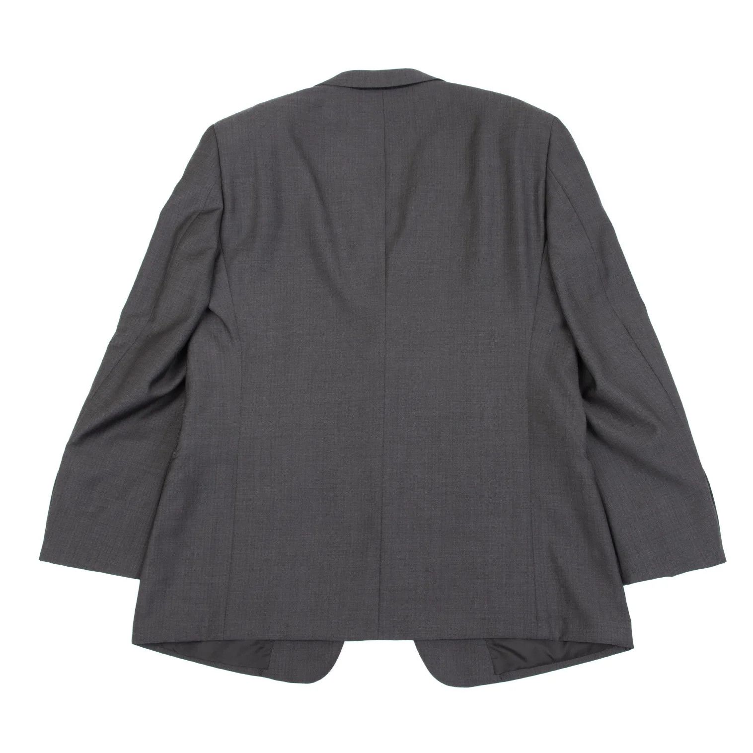 Armani Collezioni Wool Shadow Stripe 3-Button Jacket in Gray Size 54 Size US XXS / EU 40 - 8 Thumbnail