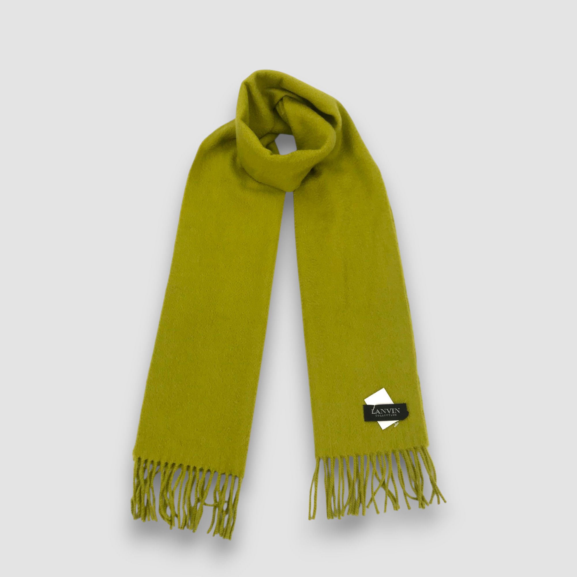 Lanvin Vintage Lanvin Scarf Wool Cashmere Scarves Size ONE SIZE - 1 Thumbnail