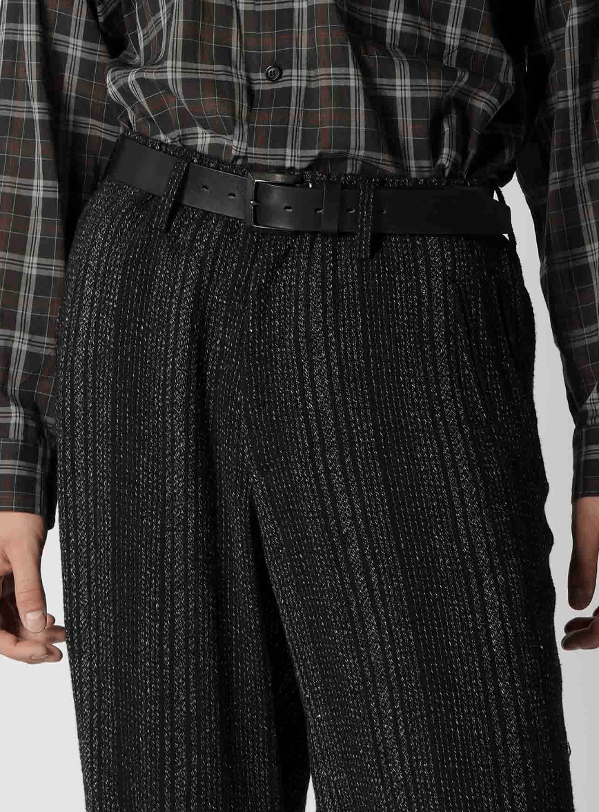Yohji Yamamoto Yohji Yamamoto Pour Homme - Stripe pattern coin pocket Pants Size US 30 / EU 46 - 8 Thumbnail