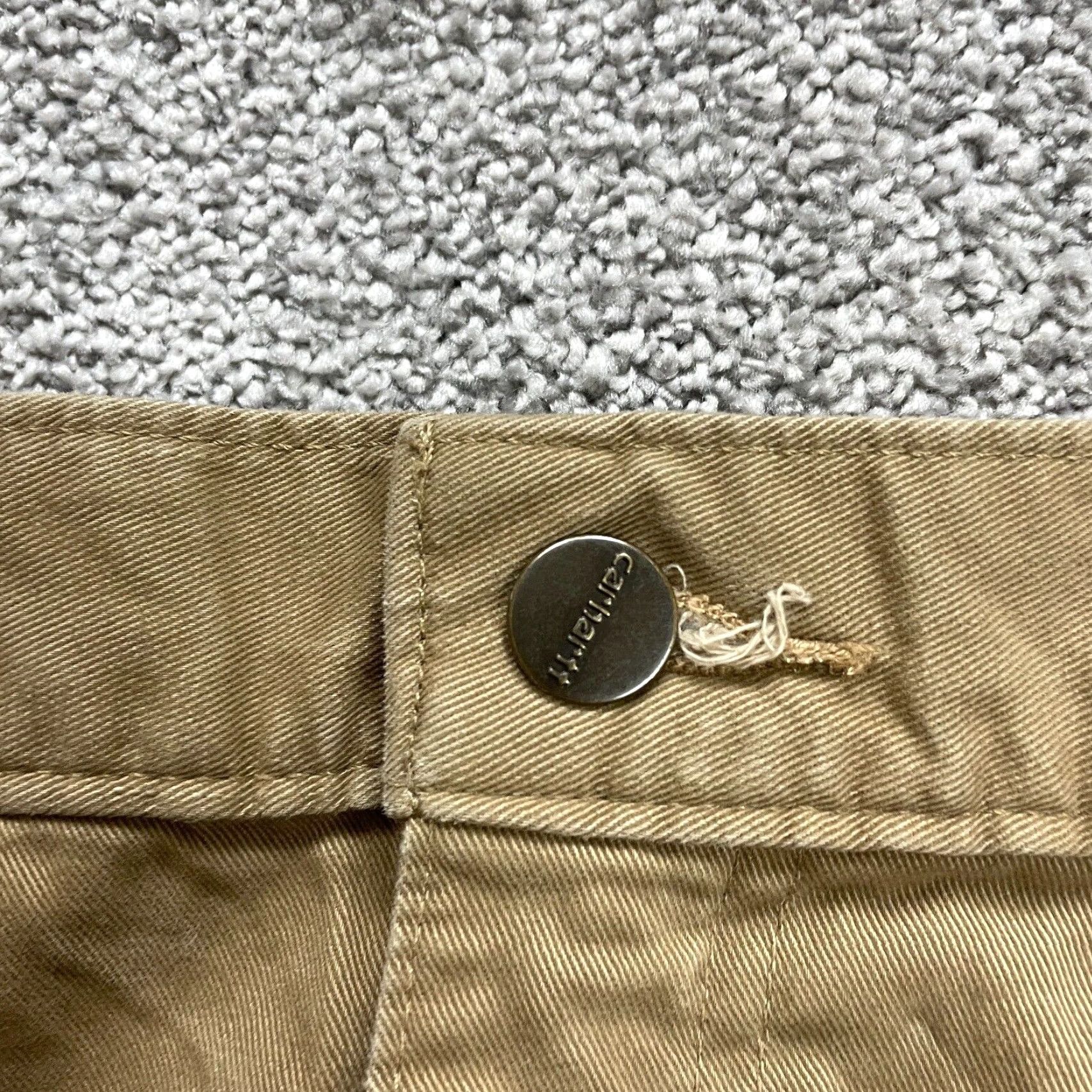 Carhartt VINTAGE Carhartt Relaxed Fit Carpenter Pants Men 39x31 Brown Cotton Workwear Size US 39 - 3 Thumbnail