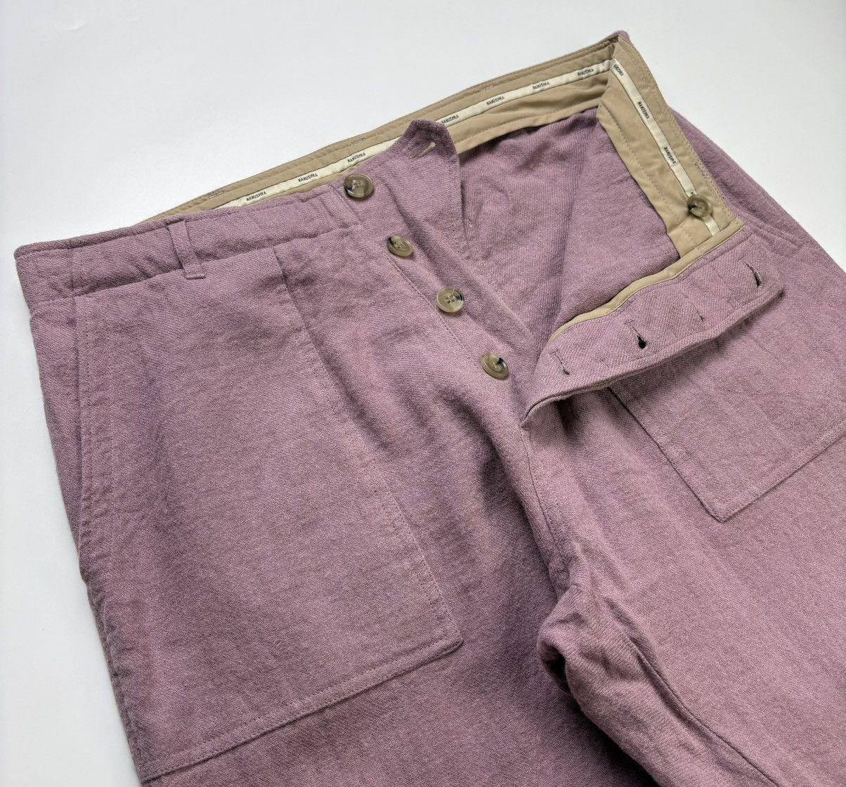 Nanushka Nanushka Gauis Linen Pink Trousers Size US 34 / EU 50 - 7 Thumbnail