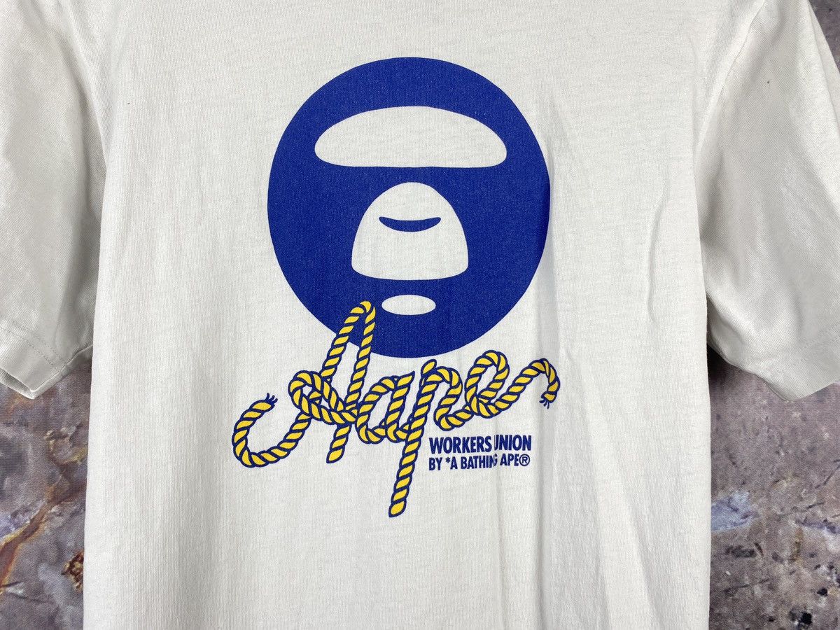 Aape Men’s A Bathing Ape T-Shirt Streetwear Size Small Size US S / EU 44-46 / 1 - 4 Thumbnail