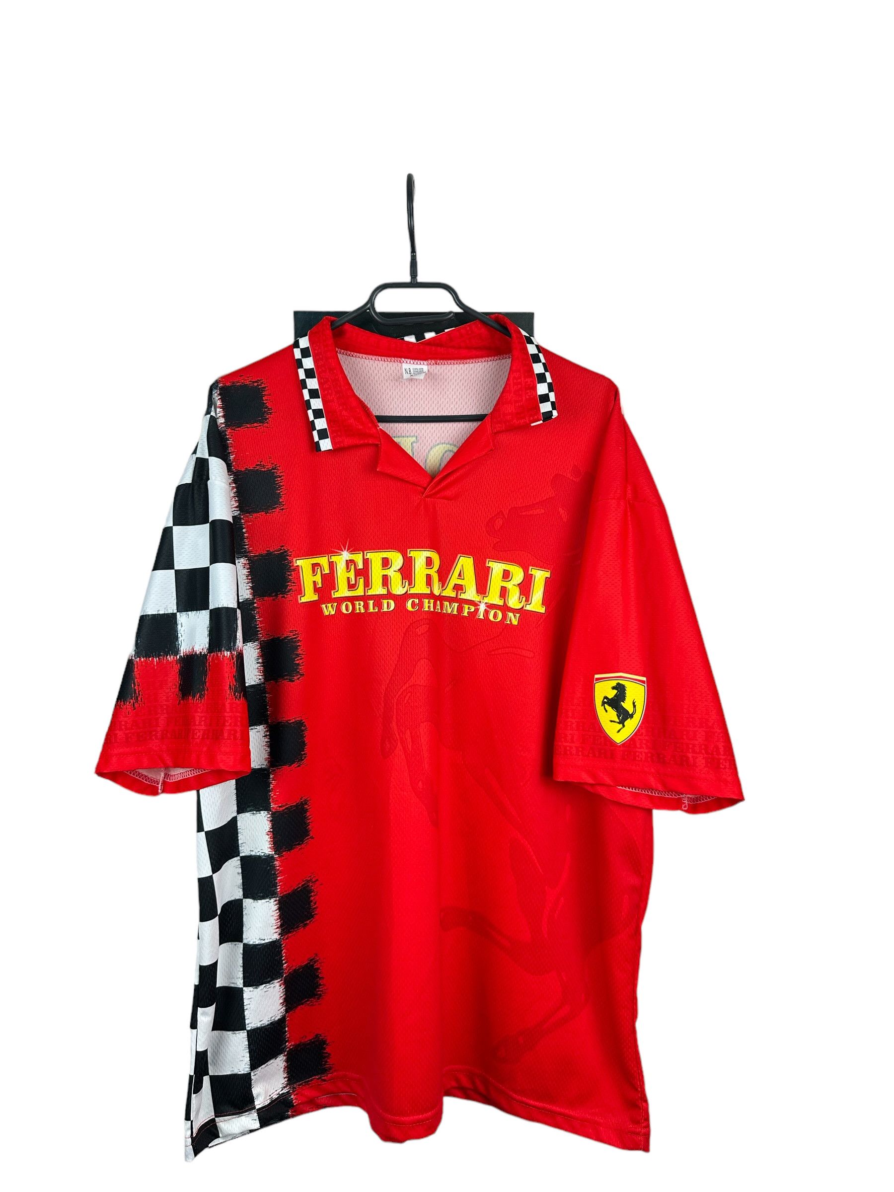 Ferrari × Vintage Vintage Ferrari Rare Racing Tee Shirt Jersey Hype Marlboro Size US XXL / EU 58 / 5 - 3 Thumbnail