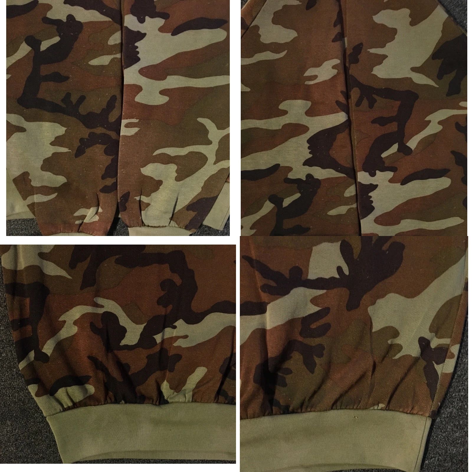 Vintage VINTAGE Duck Camo Hoodie M Brown 80s 90s Army Grunge Pullover Skate Distressed Sweatshirt Men Size M Size US M / EU 48-50 / 2 - 9 Thumbnail