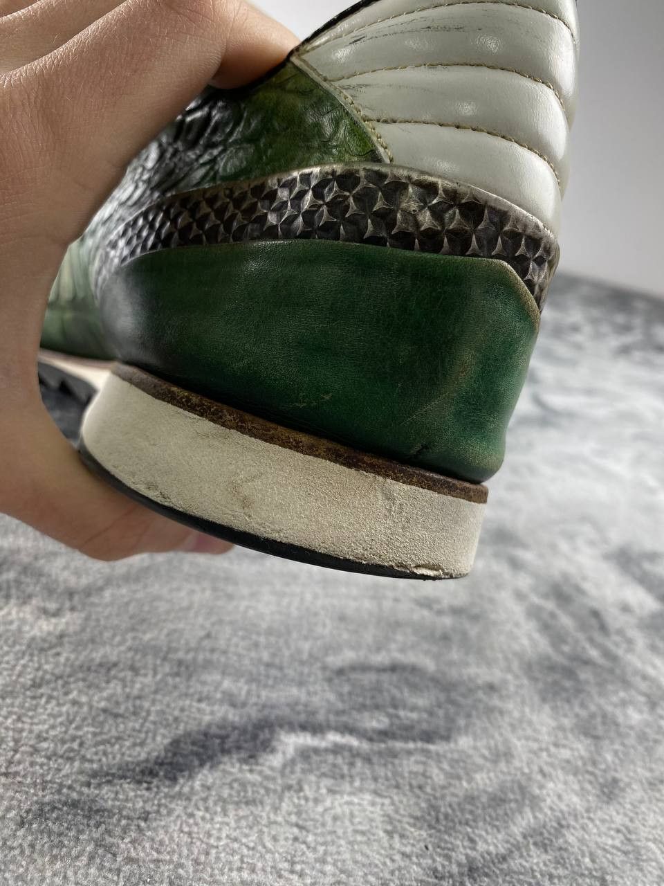 Harris Tweed Harris Lage Trainers Leather Trainers Men Size 11 Green Size US 11 / EU 44 - 8 Thumbnail