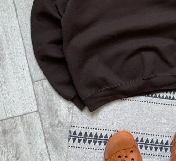 Hanes 🤎 Vintage Y2K Blank Brown Sweatshir Gildan Russel Size US S / EU 44-46 / 1 - 3 Thumbnail