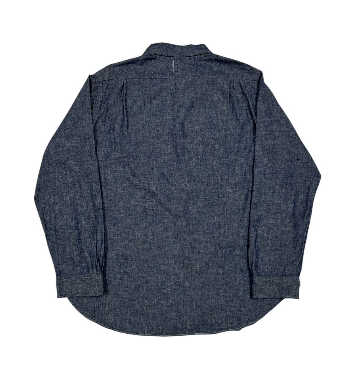 Post Overalls 2016 Post Overall V-patch Pocket Open Collar Indigo Chambray Size US L / EU 52-54 / 3 - 3 Thumbnail