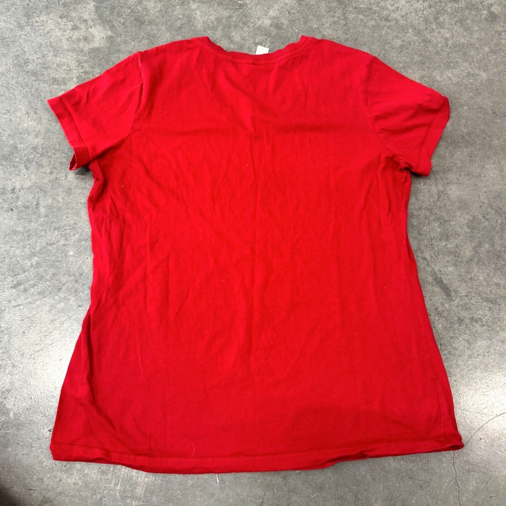 Vintage VINTAGE Nebraska Huskers Mcbling University Rhinestone Red Graphic Tee XL Women Size XL / US 12-14 / IT 48-50 - 2 Thumbnail