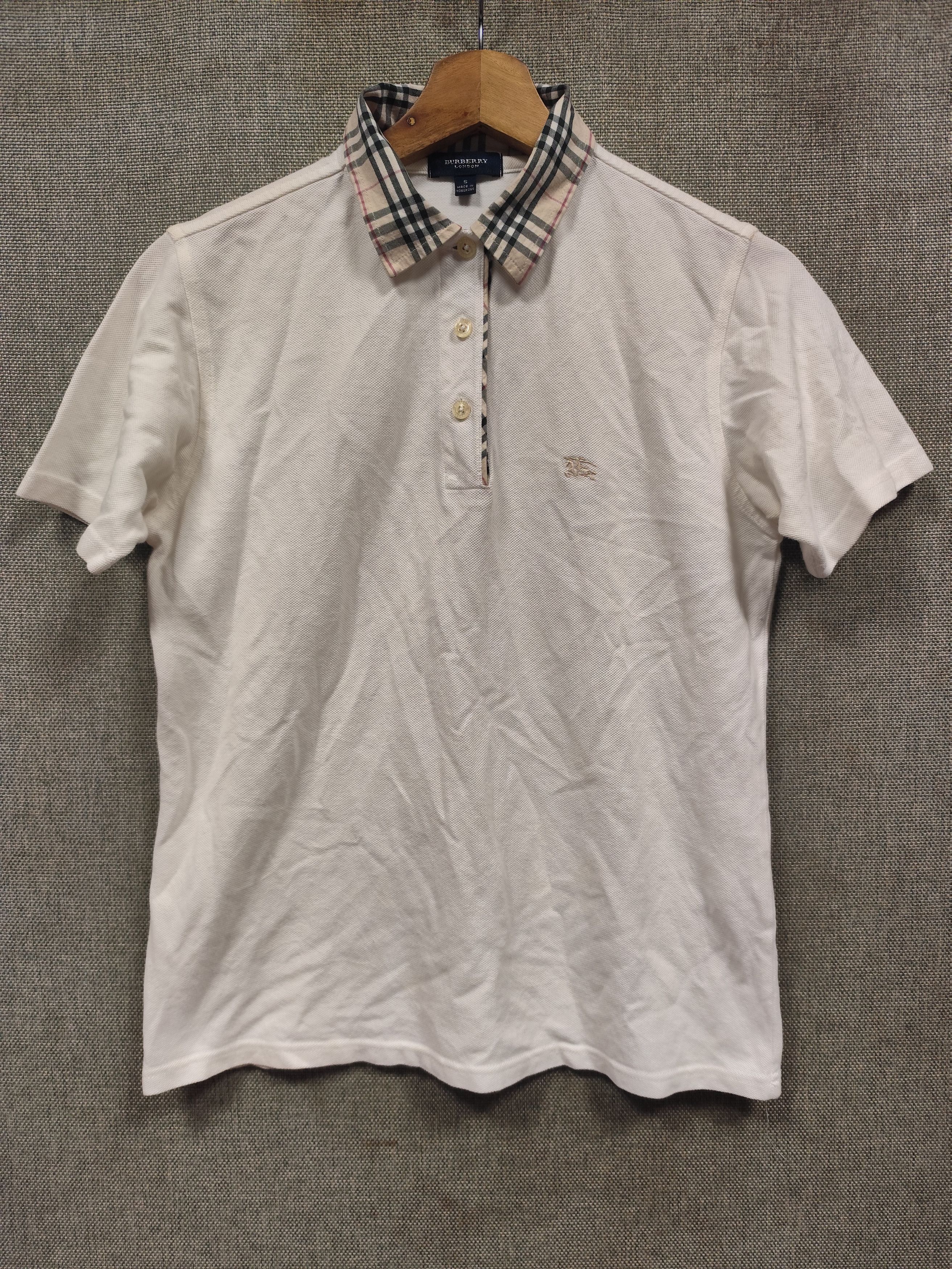 Burberry vintage burberry polo shirt Size S / US 4 / IT 40 - 1 Thumbnail