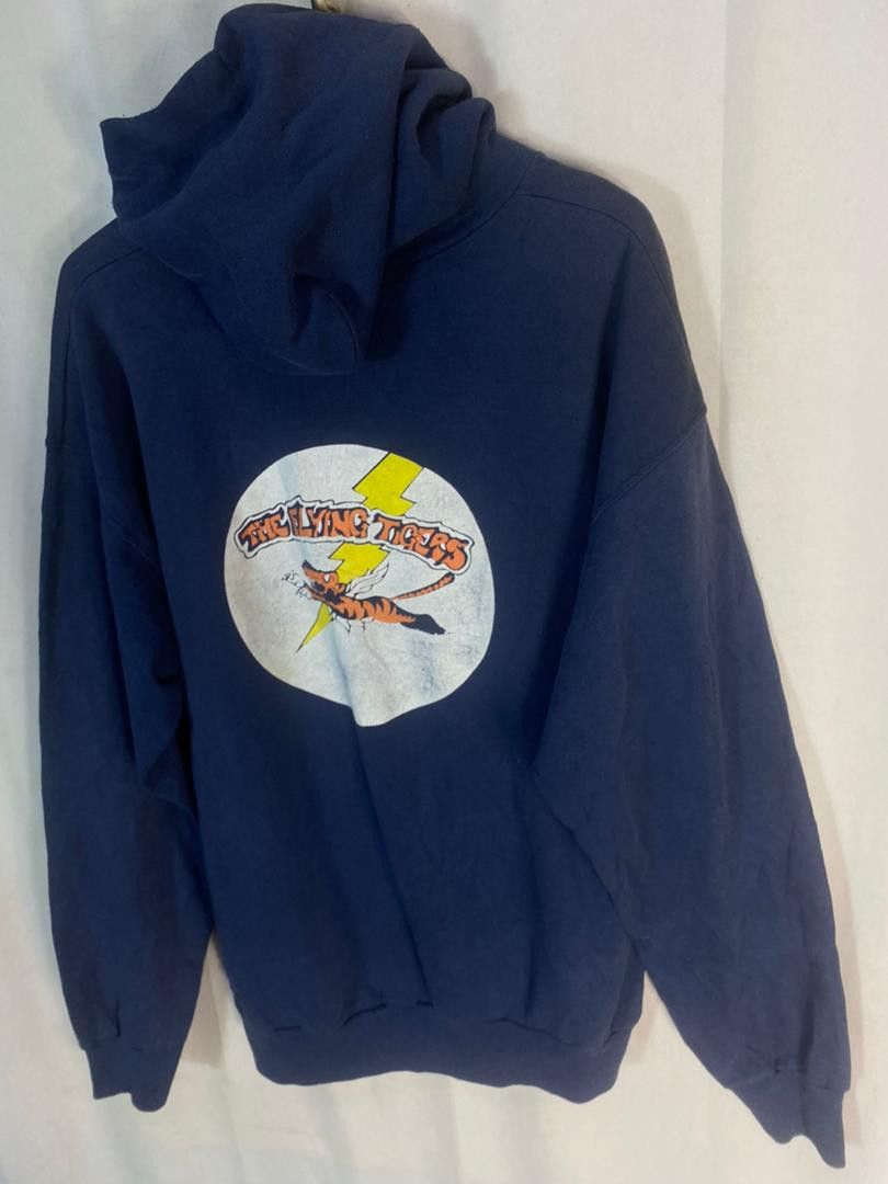 Vintage Vintage The flying tiger hoodie by hanes Size US L / EU 52-54 / 3 - 8 Thumbnail