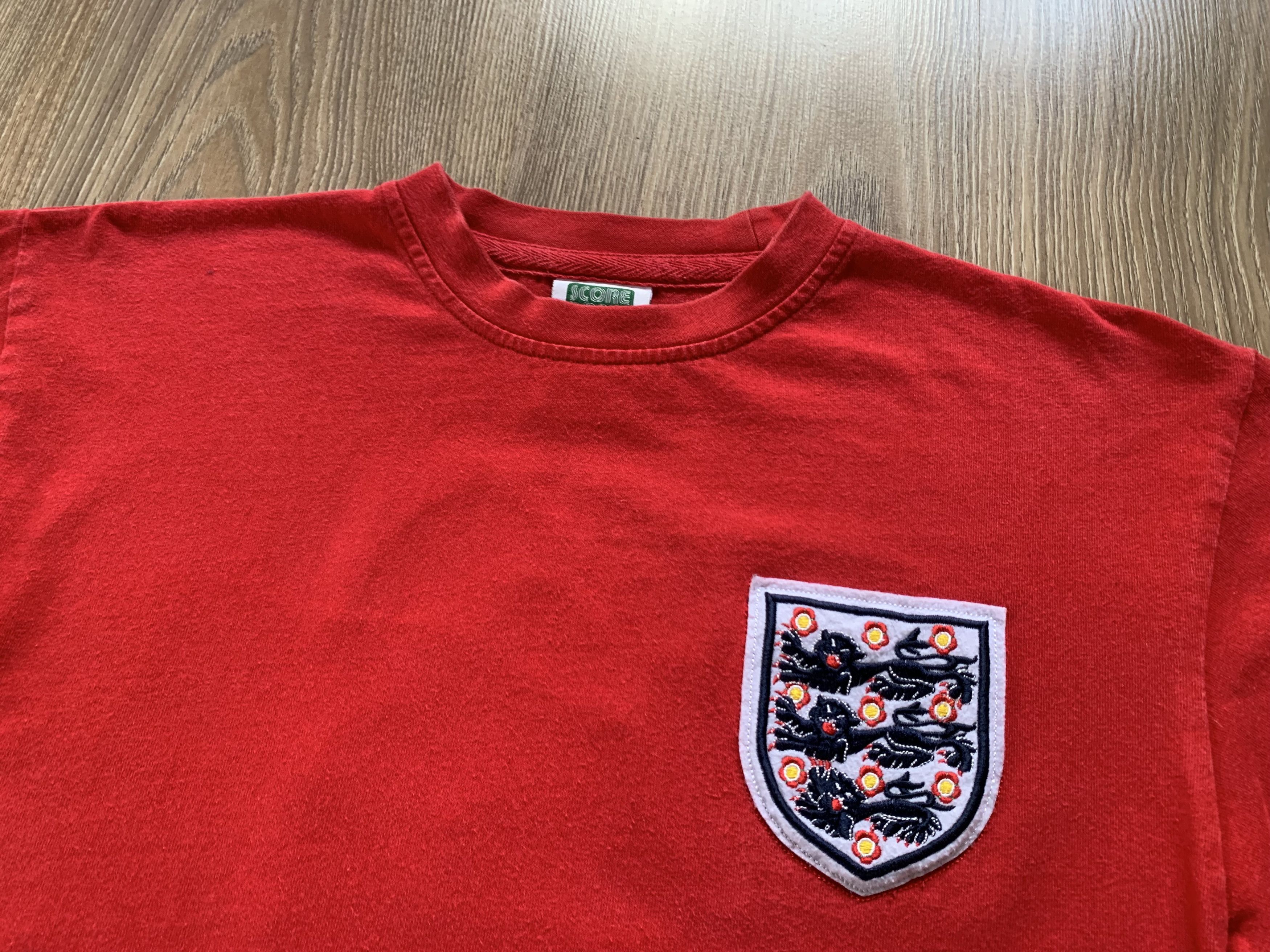 Vintage Vintage Score Draw England Long Sleeve T-Shirt Size US S / EU 44-46 / 1 - 4 Thumbnail