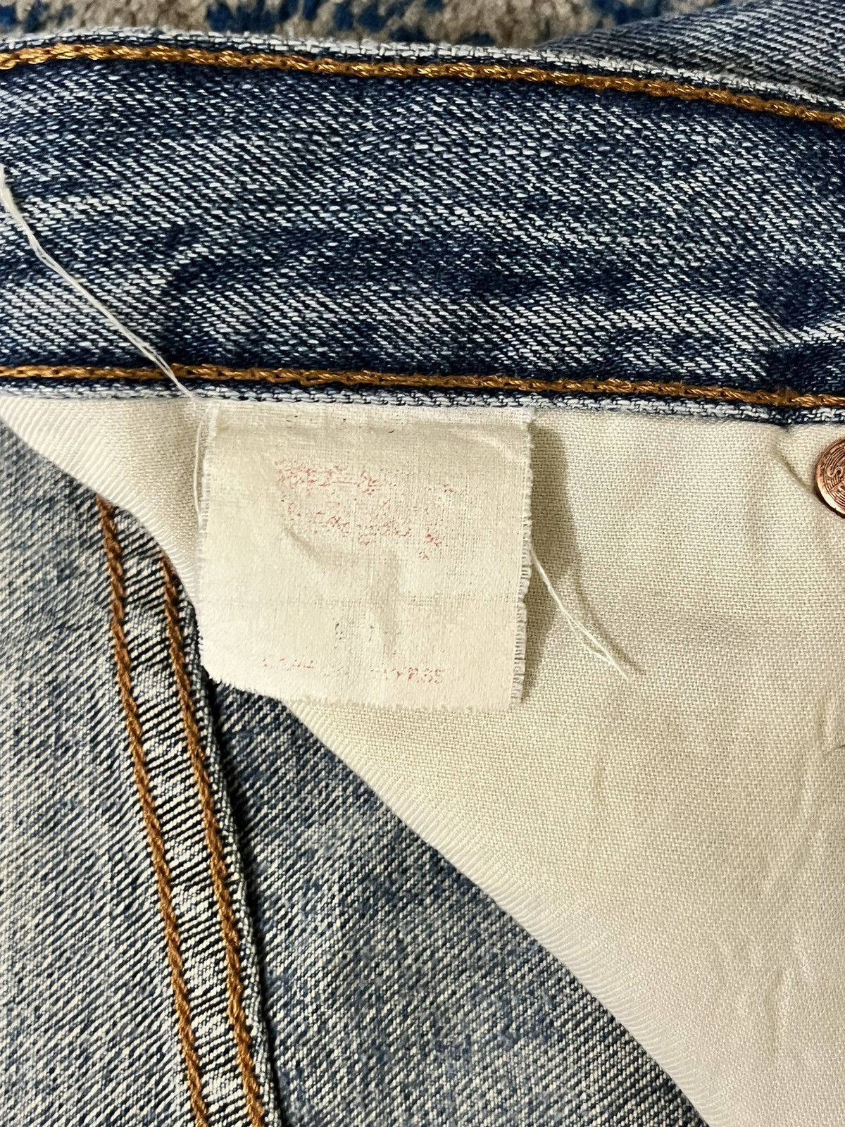 Levi's Levi’s 90’s 503 Distressed Denim Size US 33 - 13 Thumbnail