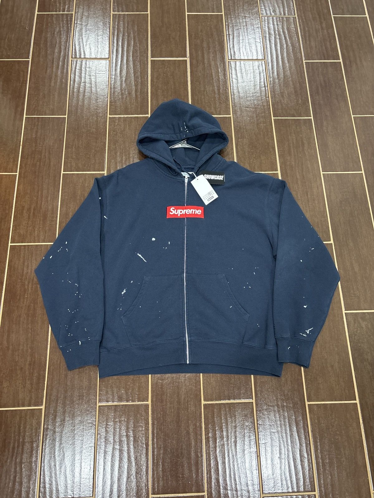 Supreme Supreme Small Box Zip Up Hoodie Sweatshirt FW23 Flowers 