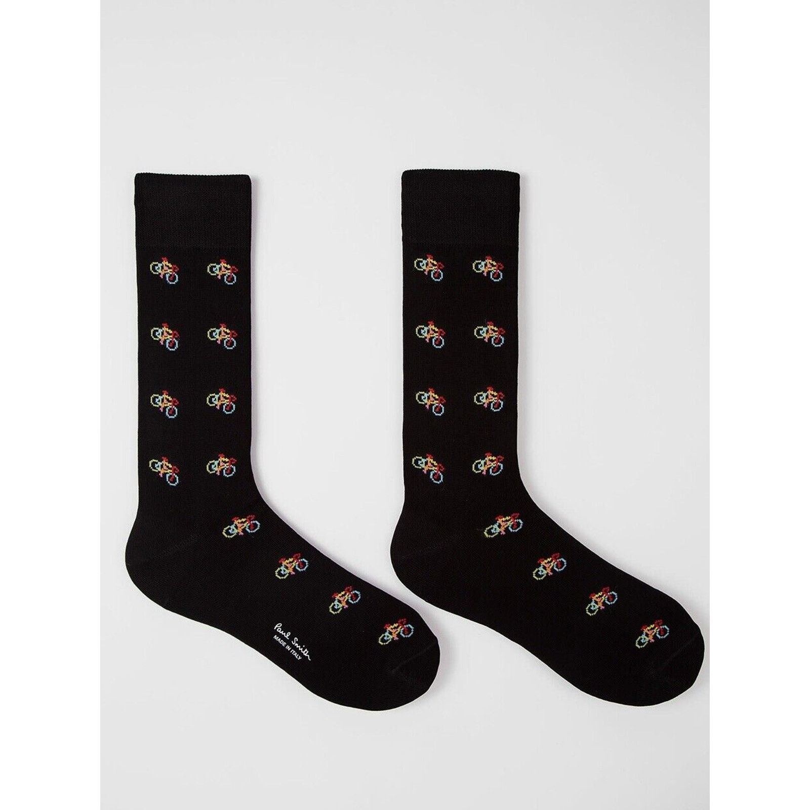 Paul Smith NWT $35 Paul Smith Men's embroidered Bike Bicycle socks. Size ONE SIZE - 1 Thumbnail