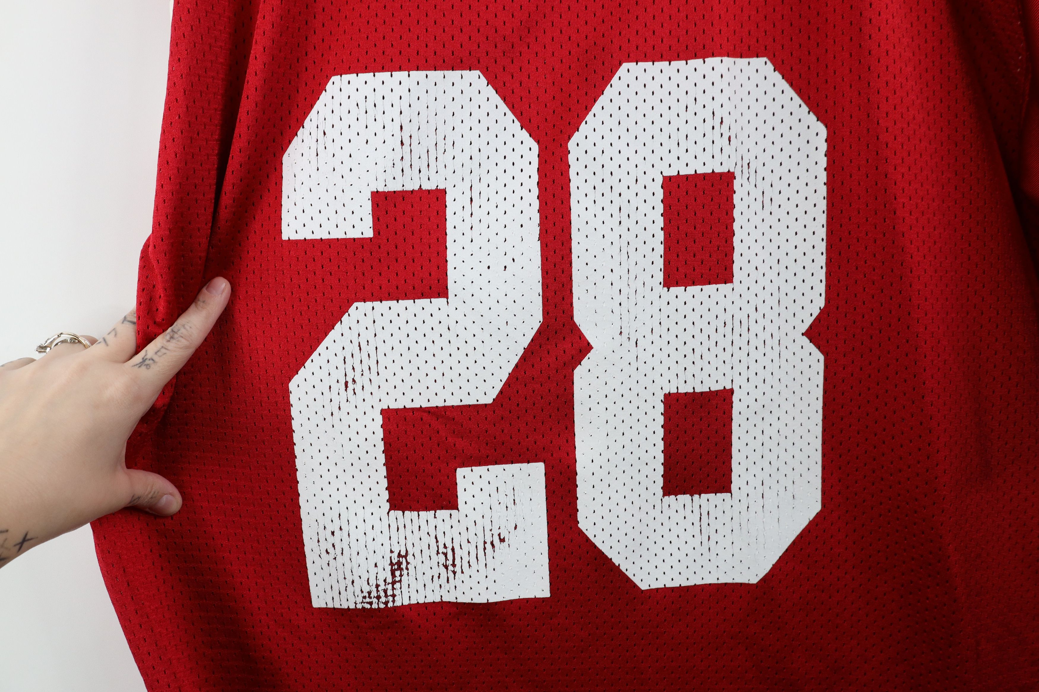 Vintage Vintage Ohio State University Football Jersey Red Mesh #28 Size US XL / EU 56 / 4 - 9 Thumbnail