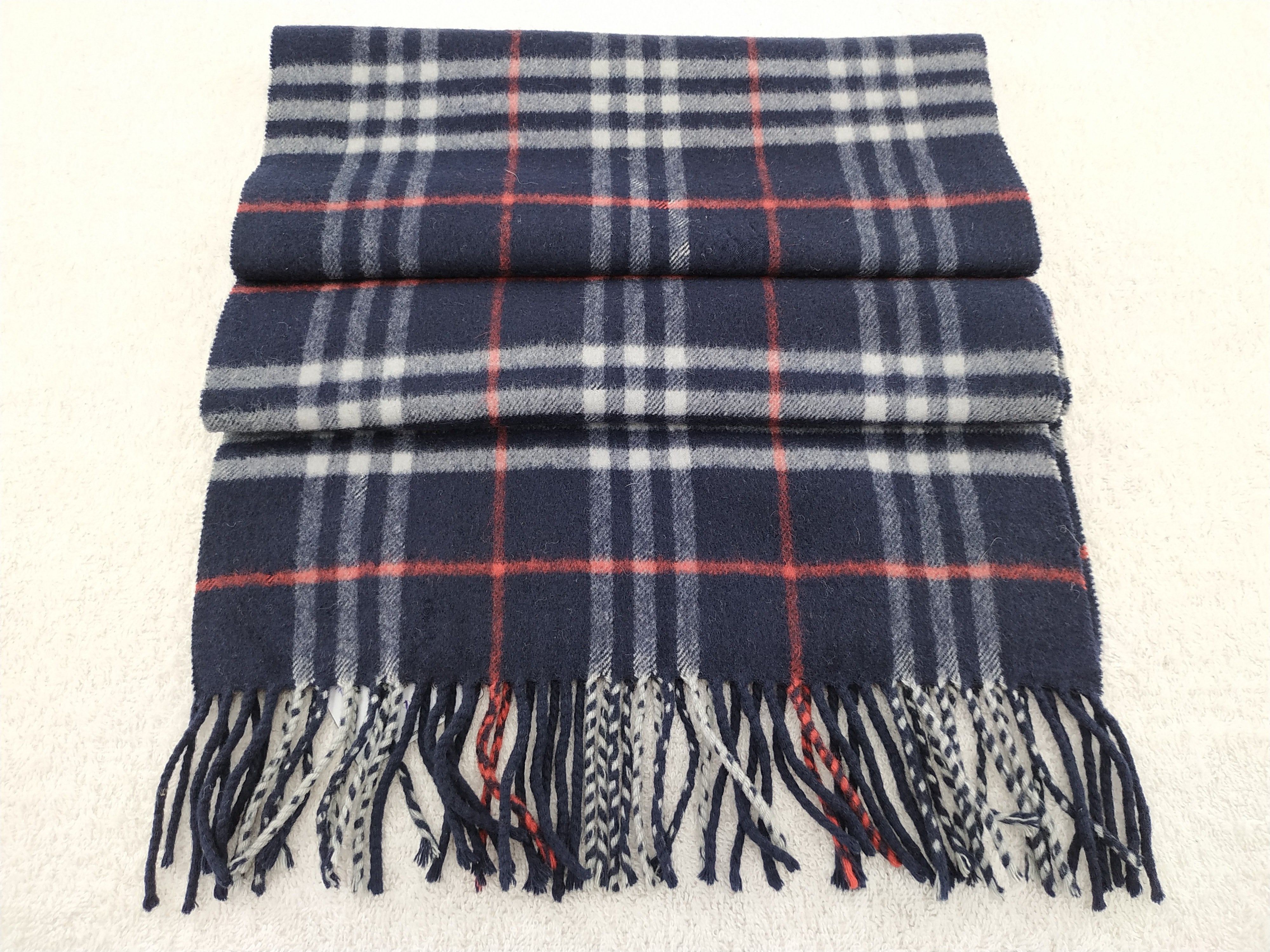 Burberry × Vintage Burberry Scarf / Muffler / Neckwear - WW226 Size ONE SIZE - 6 Thumbnail
