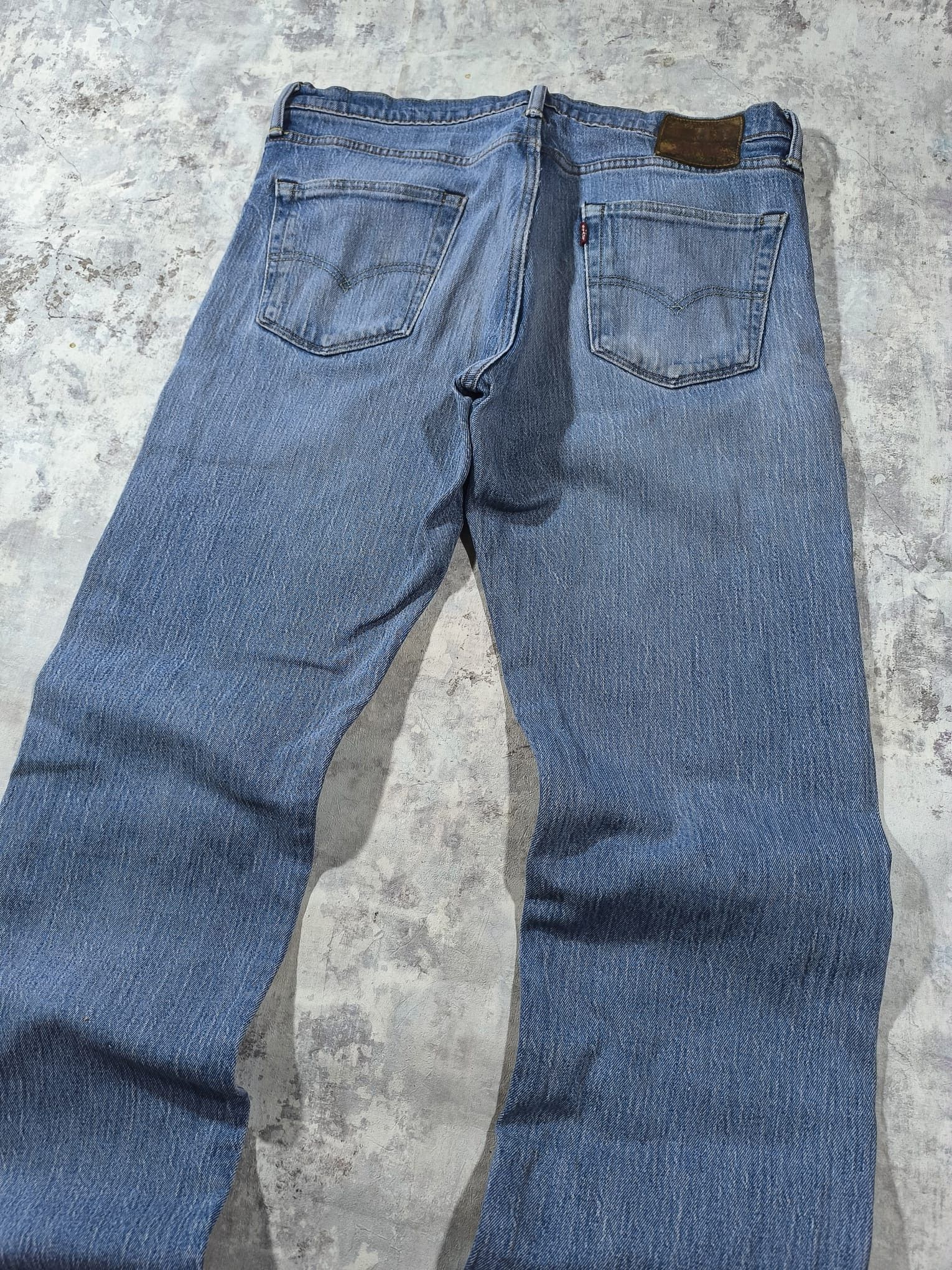 Levi's Vintage Distressed Levis 504 White Oak Cone Denim Size US 35 - 2 Thumbnail