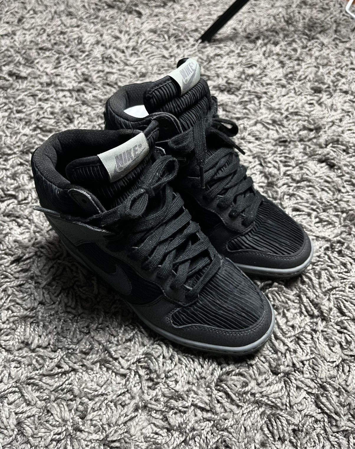 Nike Nike Dunk Sky Hi "Black Metallic Hematite" Hidden Sneakers Size US 8 / IT 38 - 2 Thumbnail
