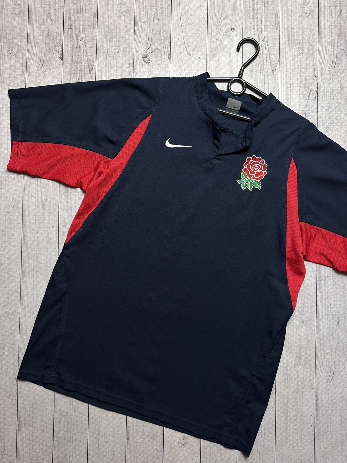 Nike × Vintage Vintage Nike England rugby jersey size L Size US L / EU 52-54 / 3 - 2 Thumbnail