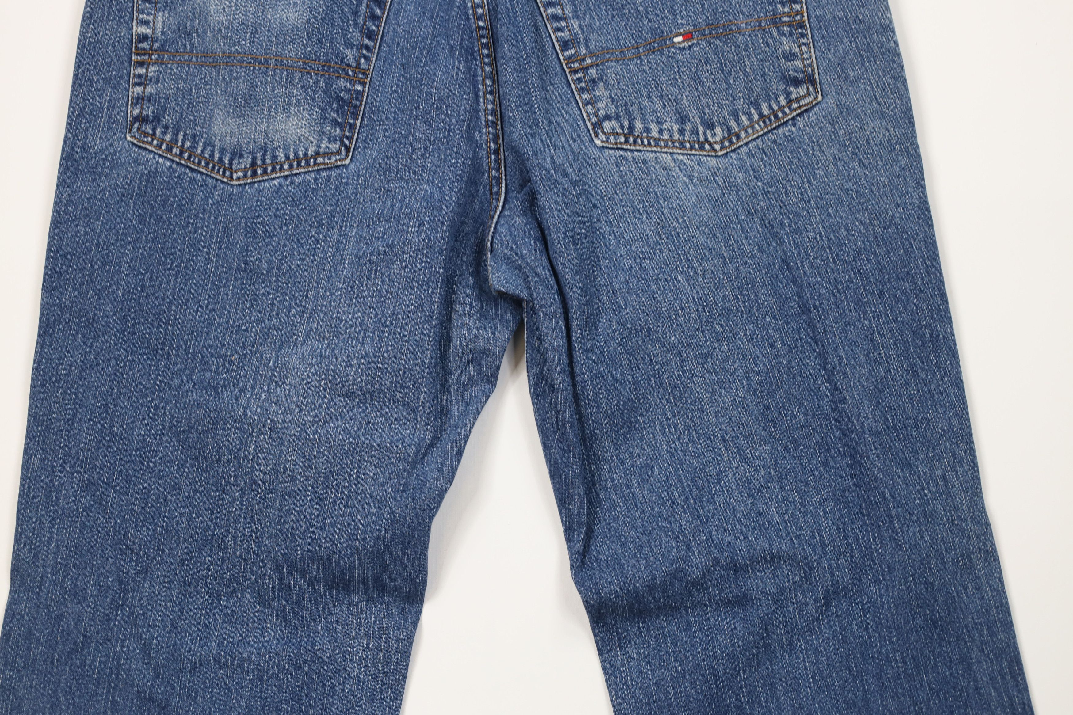 Tommy Hilfiger Vintage 90s Y2K Tommy Hilfiger Fit Wide Leg Denim Jeans Size US 34 / EU 50 - 10 Thumbnail