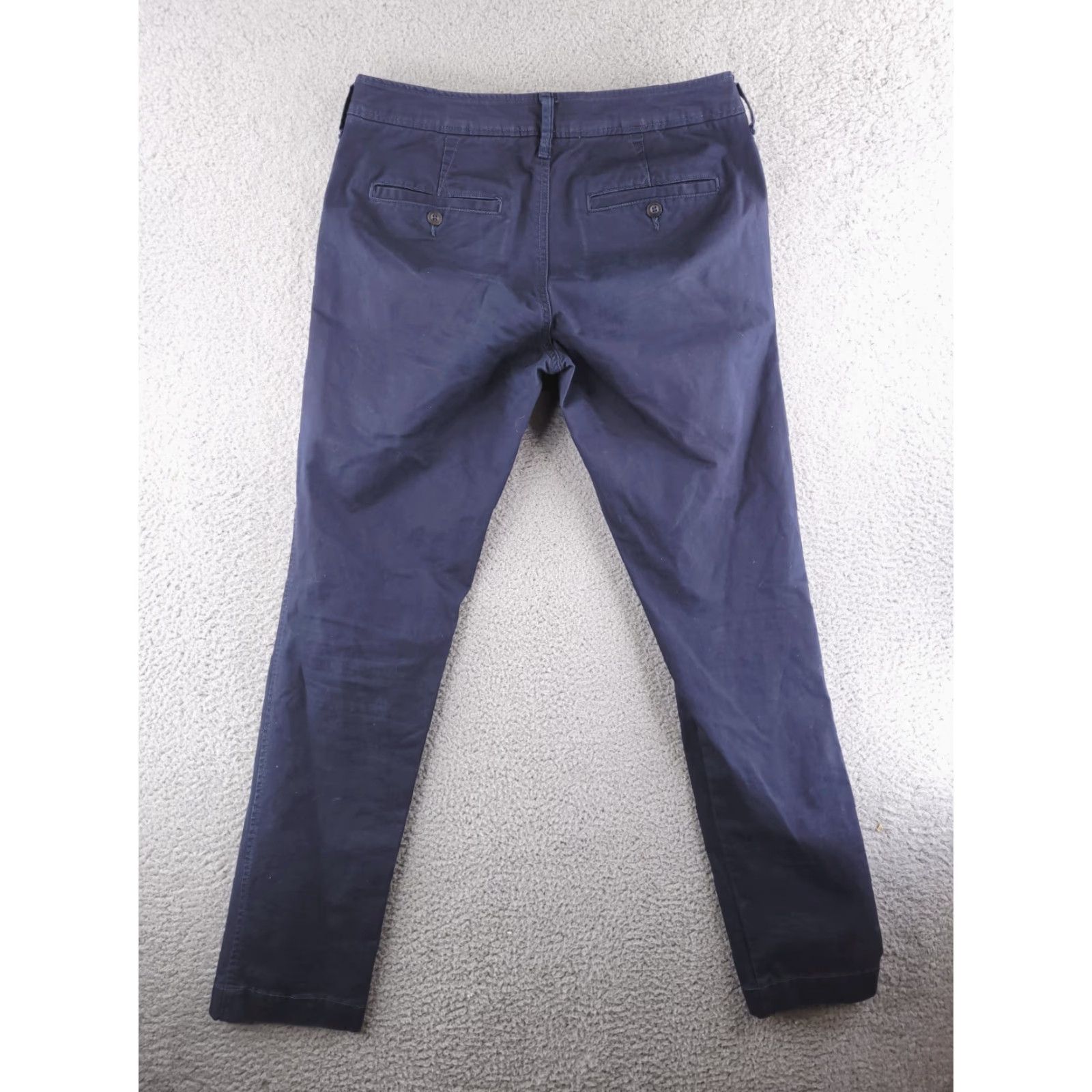 Vintage Aero Pants Mens 30x31 Chino Slim Blue Navy Straight 30 Inseam Regular Mens Size US 30 / EU 46 - 6 Thumbnail