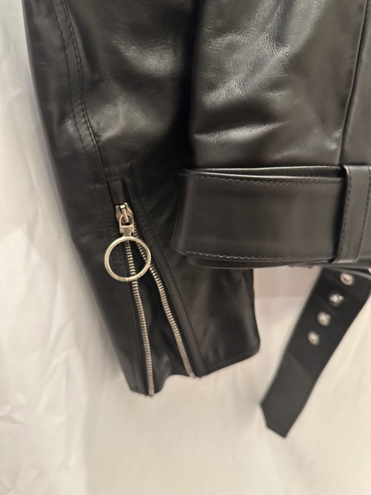 Off-White OFF-WHITE Leather Jacket Size US M / EU 48-50 / 2 - 12 Thumbnail