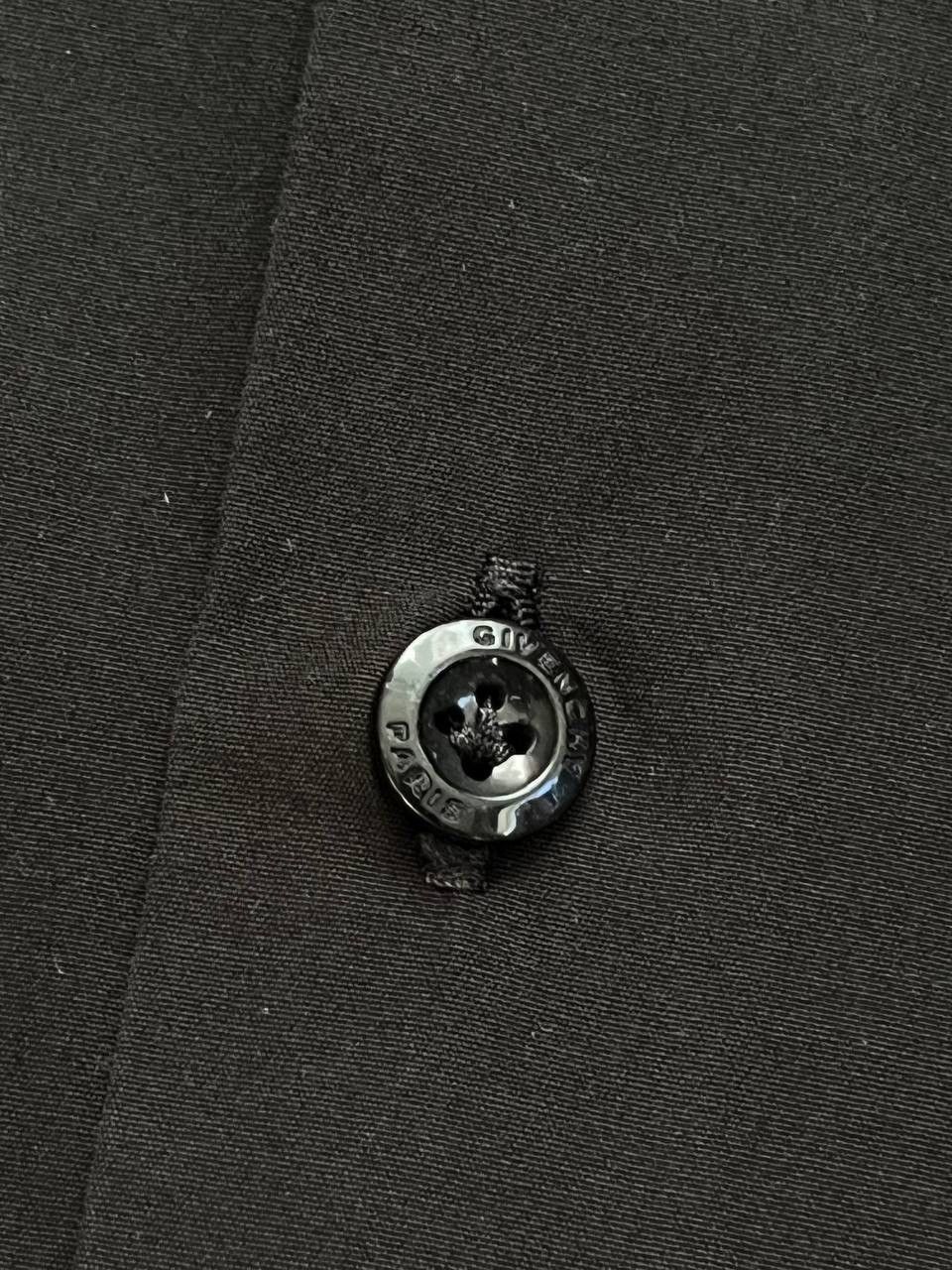 Givenchy Givenchy Men's Black Dress Shirt Size 41 Logo Embroidery Size US M / EU 48-50 / 2 - 3 Thumbnail