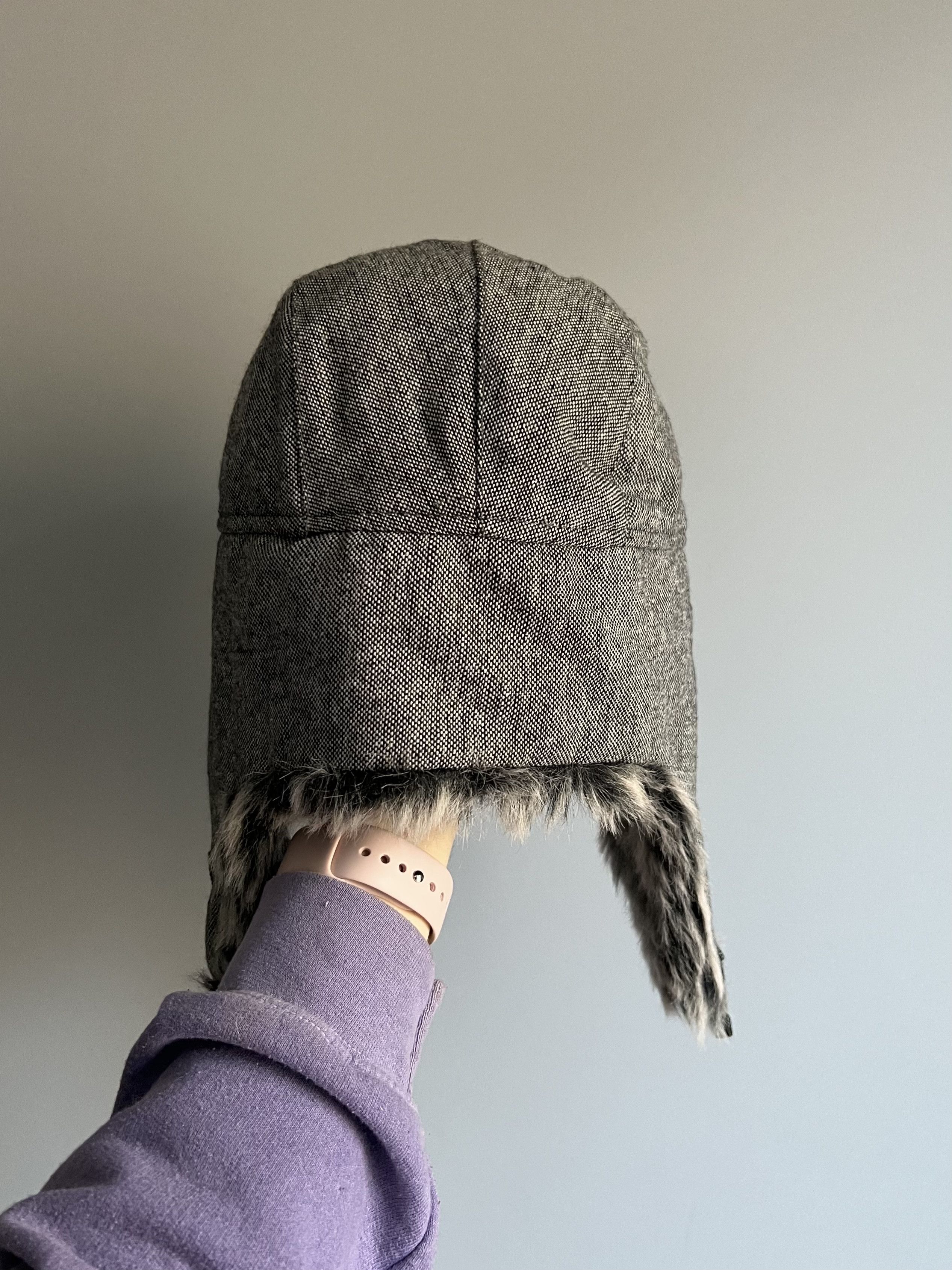 Vintage Vintage Faux Fur Fuzzy Mohair Ushanka Trapper Hat Size ONE SIZE - 4 Thumbnail