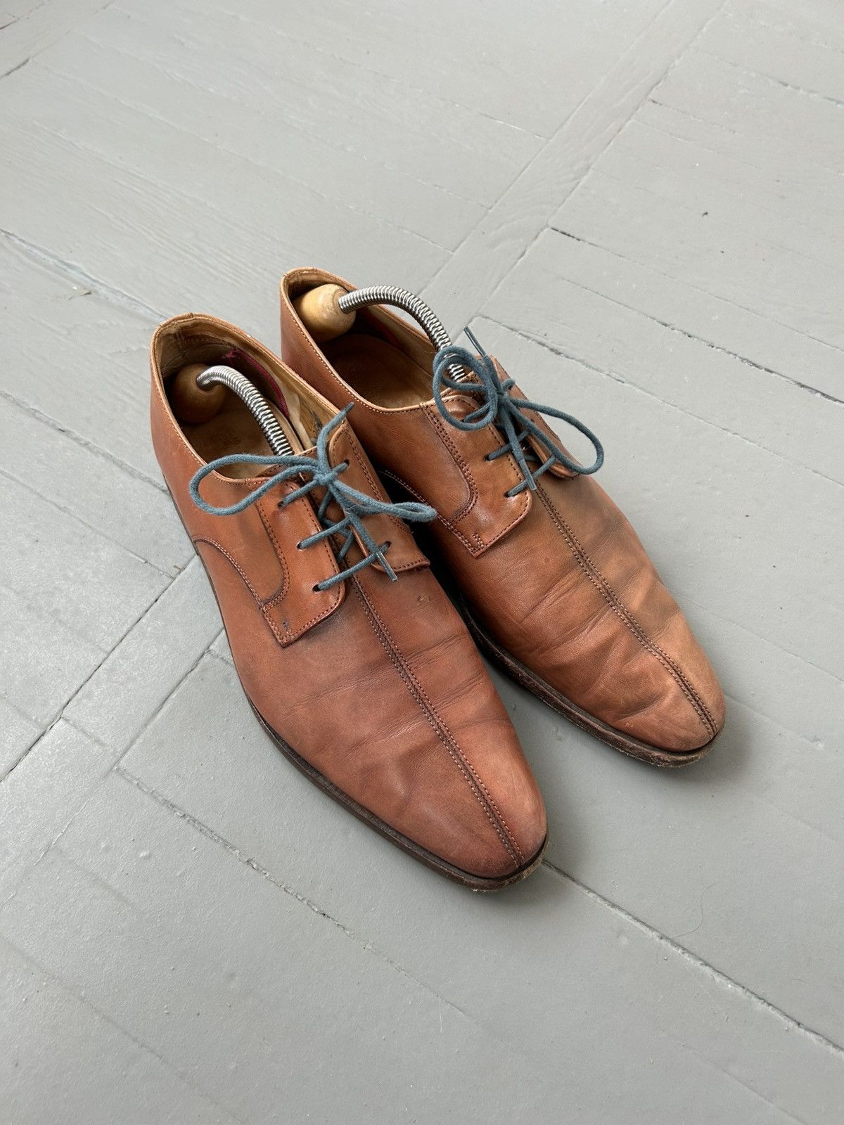 Paul Smith Paul Smith brown leather shoes Size US 10 / EU 43 - 3 Thumbnail