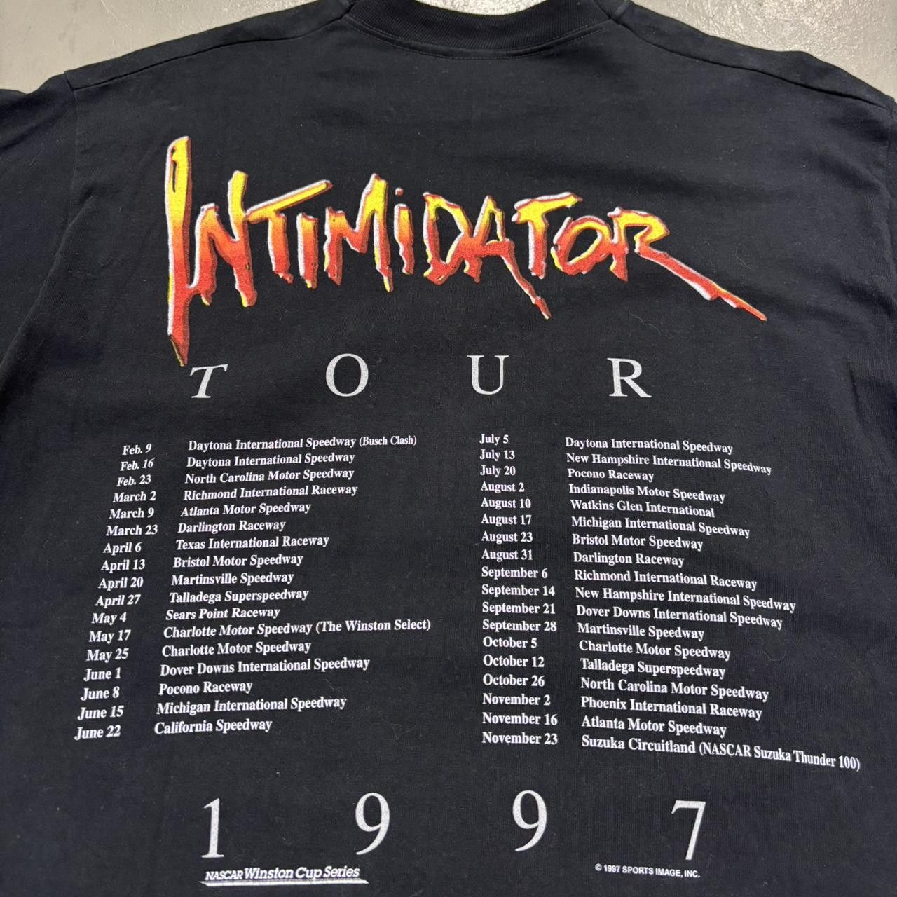NASCAR Vintage Dale Earnhardt Intimidator tour nascar shirt Size US XL / EU 56 / 4 - 4 Thumbnail