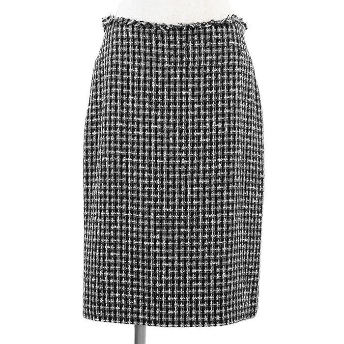 Chanel Chanel Chanel Tweed Skirt Others Skirts 04A P23976 Size ONE SIZE - 1 Thumbnail