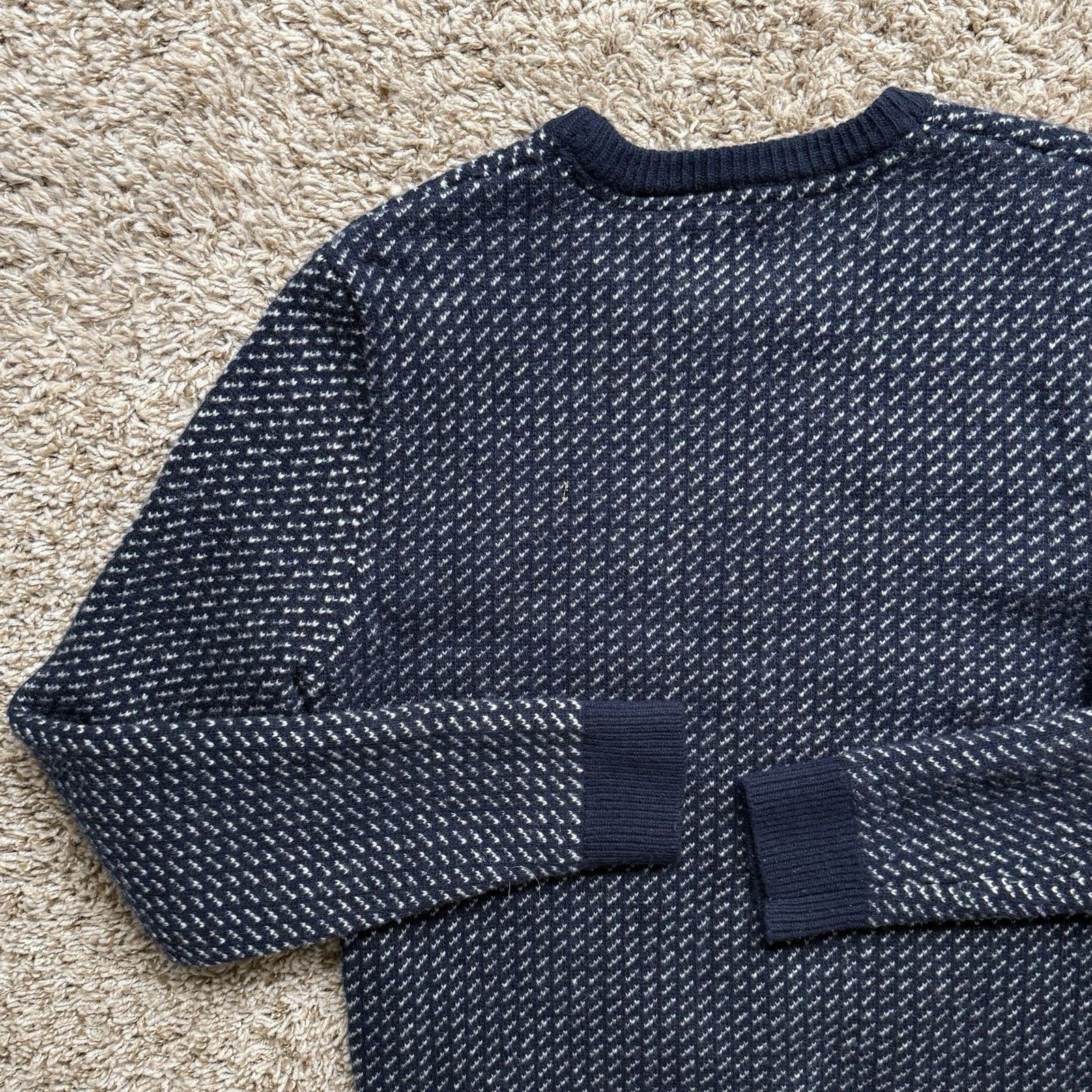 Flint And Tinder Flint and Tinder Sweater Nordic Birdseye Merino Wool Navy Size US M / EU 48-50 / 2 - 7 Thumbnail