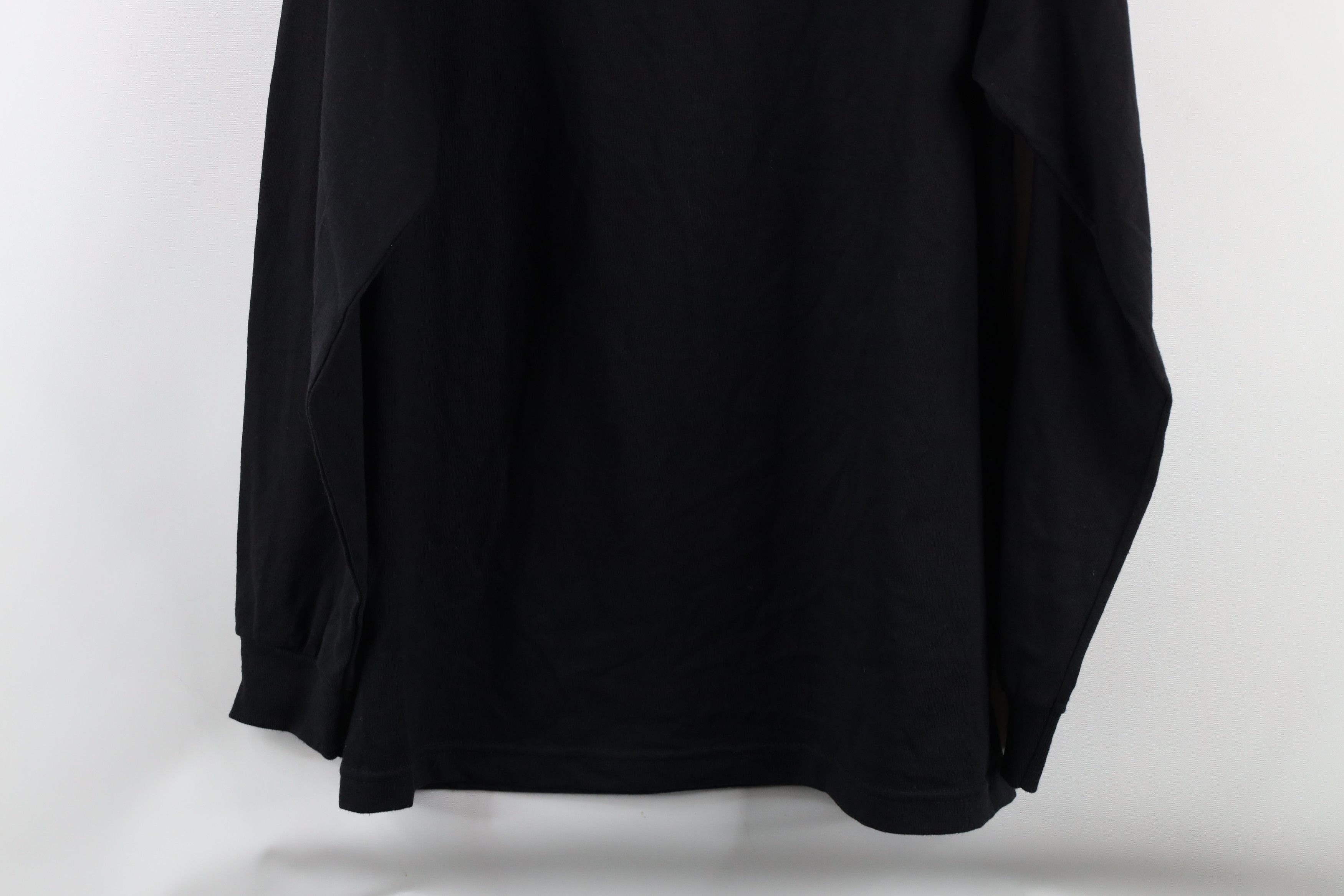 Vintage Vintage 90s Streetwear Long Sleeve T-Shirt Black Cotton Size US L / EU 52-54 / 3 - 11 Thumbnail