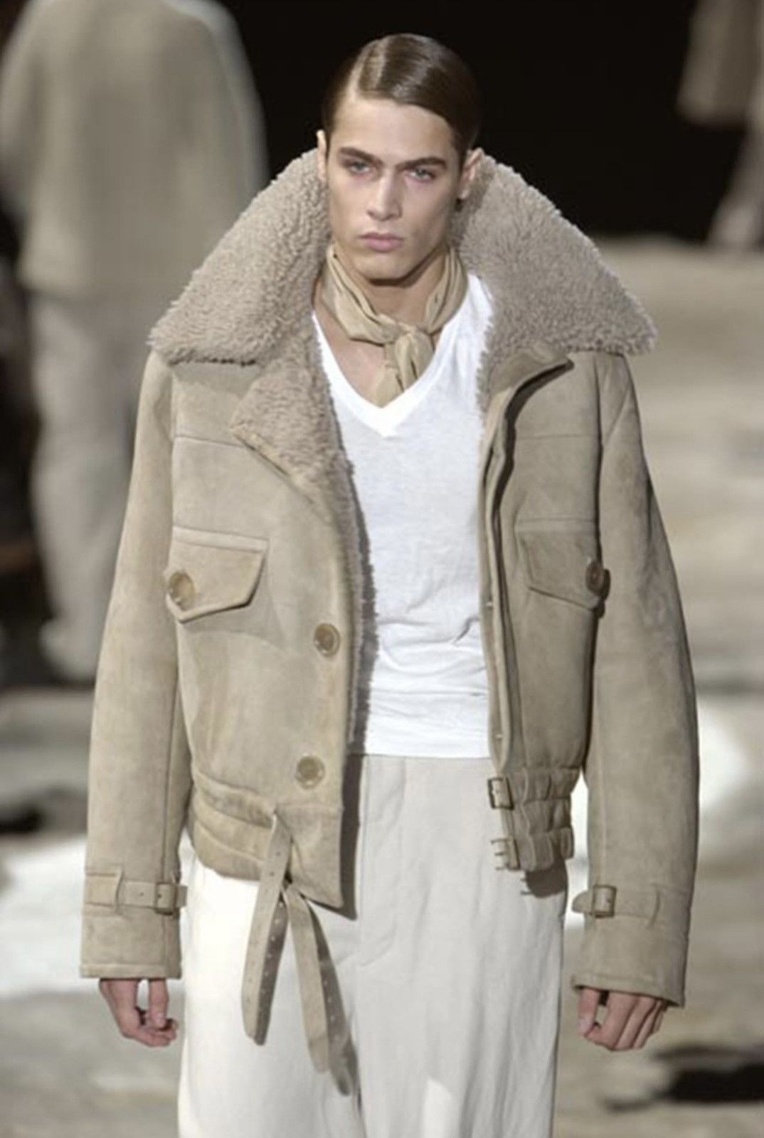 Gucci Tom Ford F/W 2002 Runway Shearling Aviator