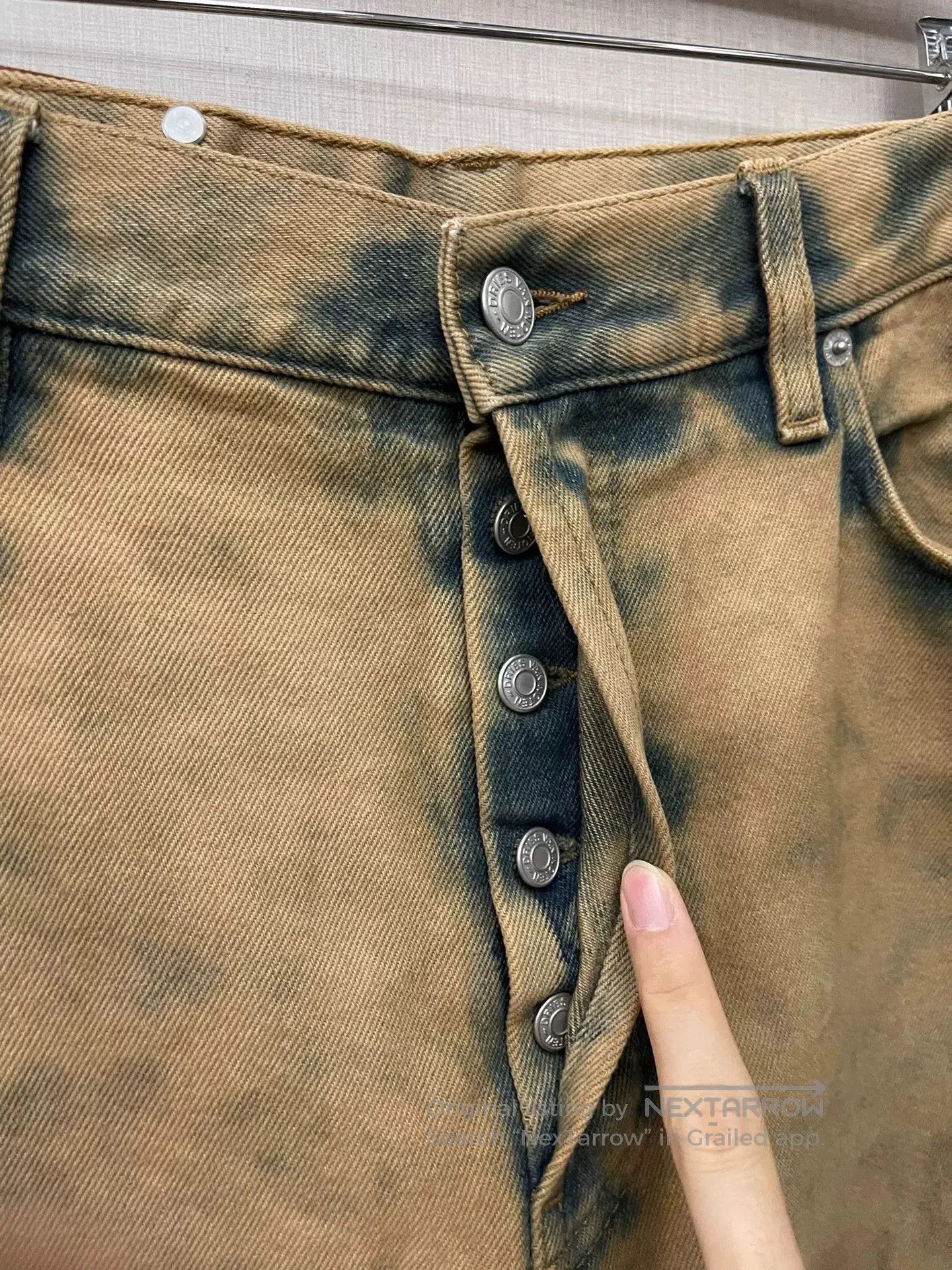 Dries Van Noten unique dyed wide. Size US 33 - 4 Thumbnail