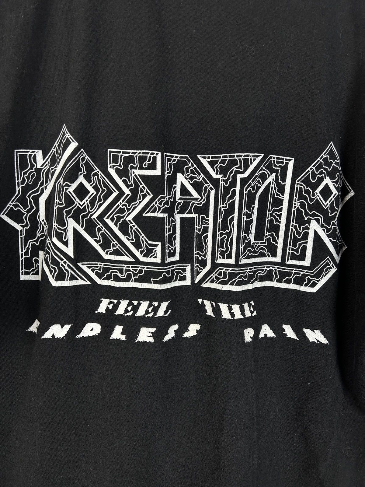 Band Tees Vintage Kreator Feel The Endless Pain Thrash Metal T-Shirt Size US M / EU 48-50 / 2 - 9 Thumbnail