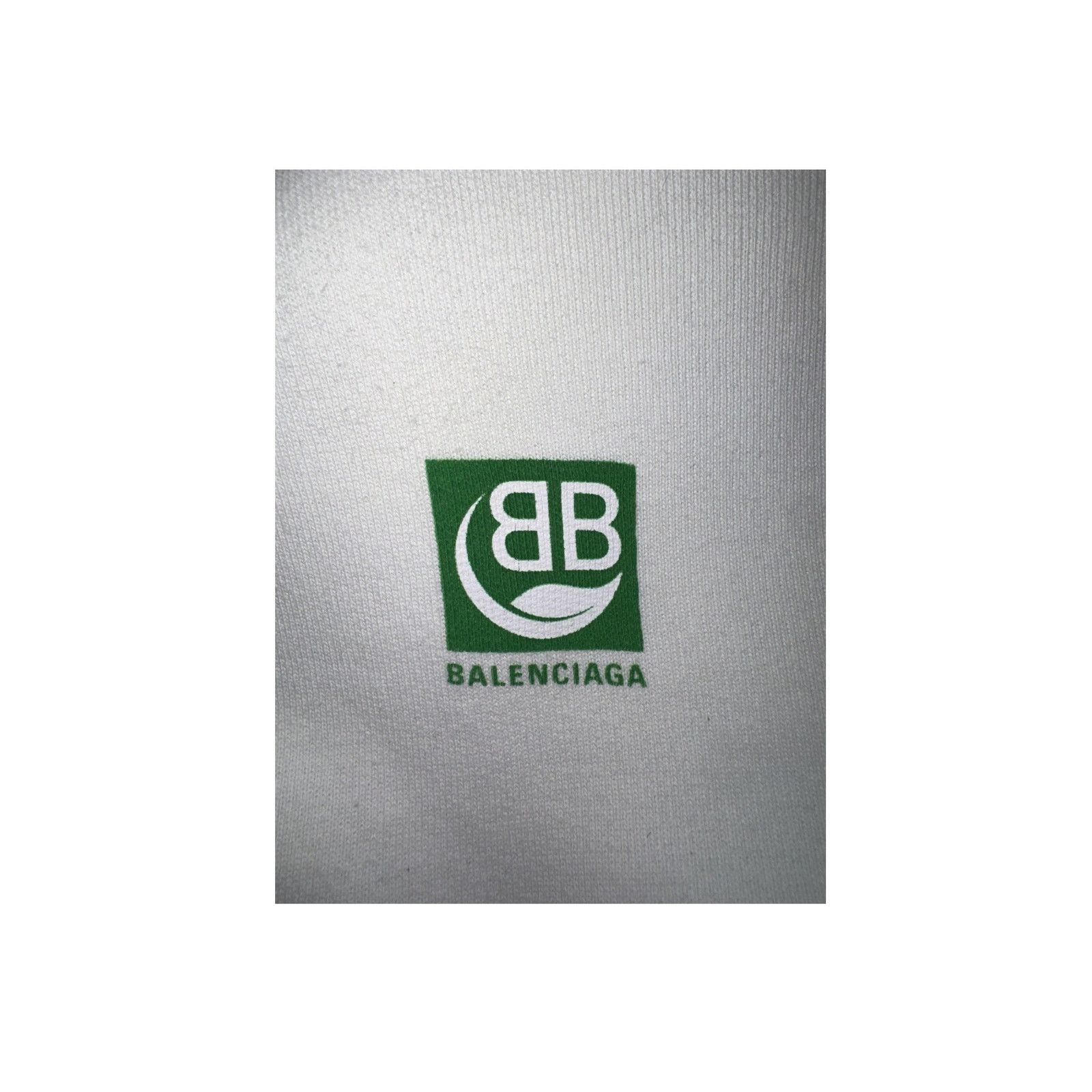 Balenciaga Balenciaga BB WFP (Womens) White Hoodie Size US S / EU 44-46 / 1 - 6 Thumbnail