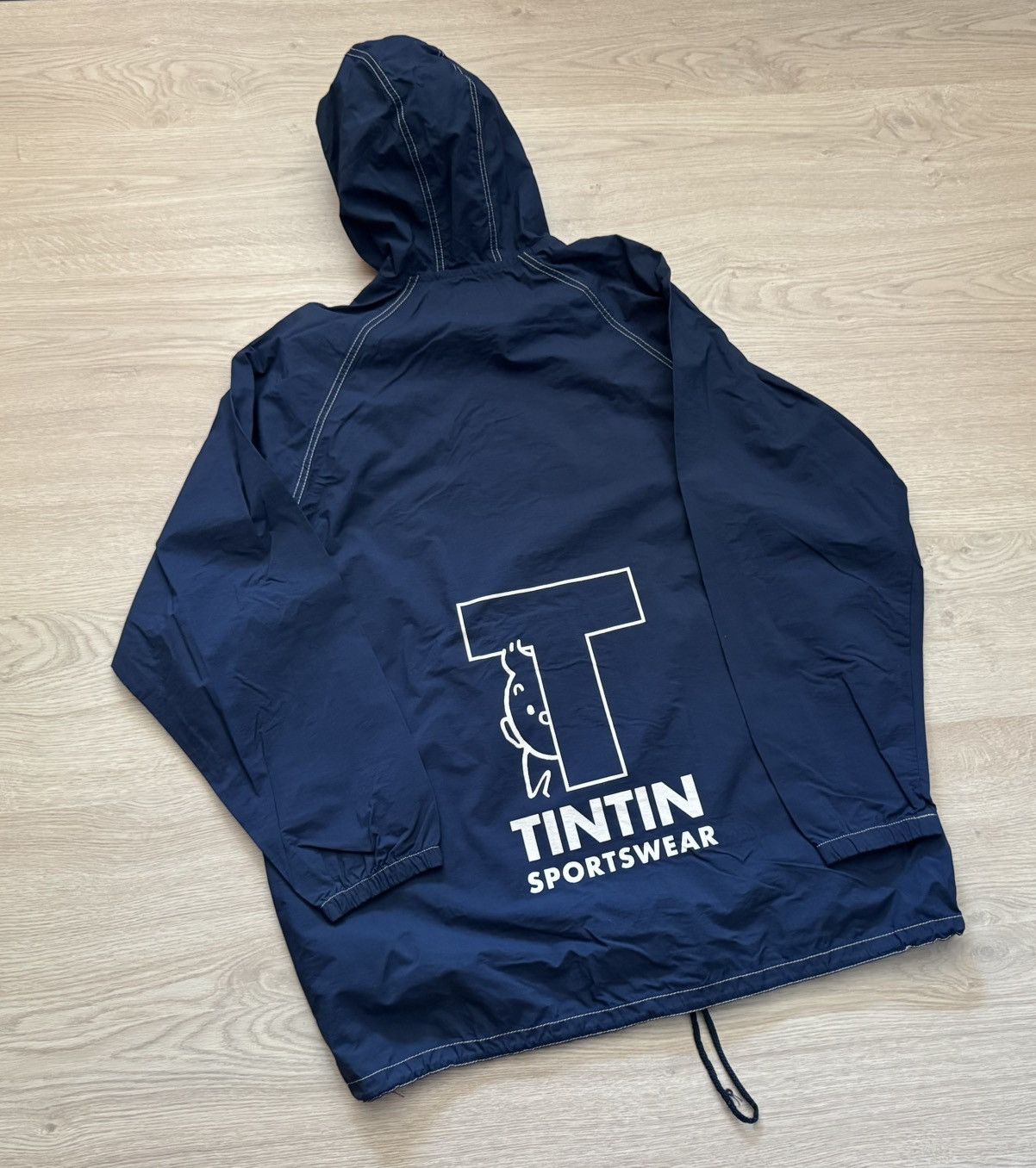 Cartoon Network Vintage 00’s Tin Tin Cartoon Network Nylon Navy Jacket Size US L / EU 52-54 / 3 - 4 Thumbnail