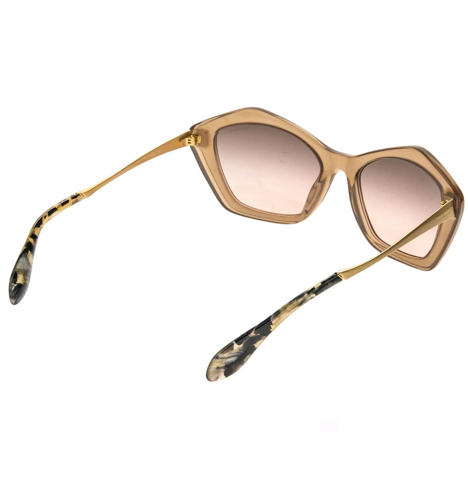 Miu Miu MIU MIU 02O Antique Gold Mink Pink Retro Cat Eye SMU02O Size ONE SIZE - 7 Thumbnail