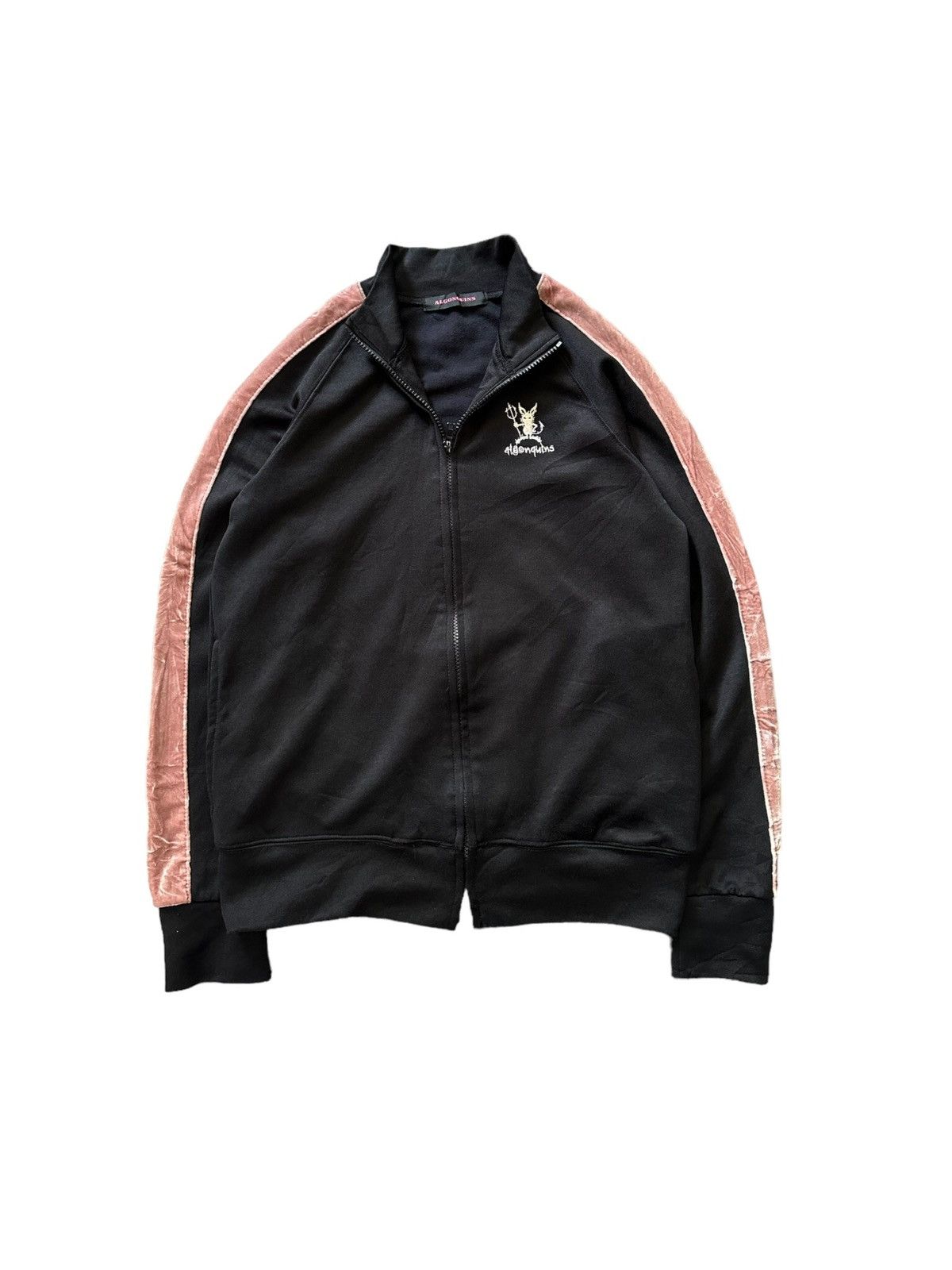 20471120 Early 2000's - Algonquins velour zipper jacket Size US M / EU 48-50 / 2 - 3 Thumbnail