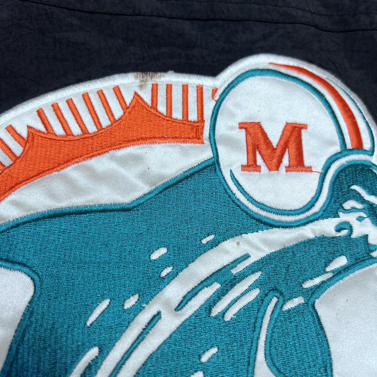 NFL × Starter × Vintage Vintage 1990s NFL Miami Dolphins Starter Puffer Jacket Size US L / EU 52-54 / 3 - 6 Thumbnail