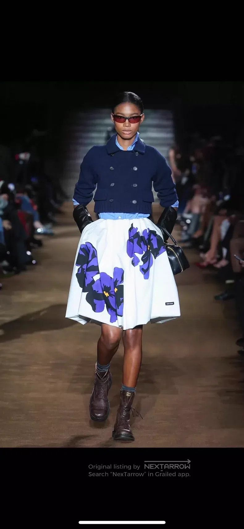 Miu Miu Miu Miu 38 Navy blue short jacket Size M / US 6-8 / IT 42-44 - 1 Thumbnail