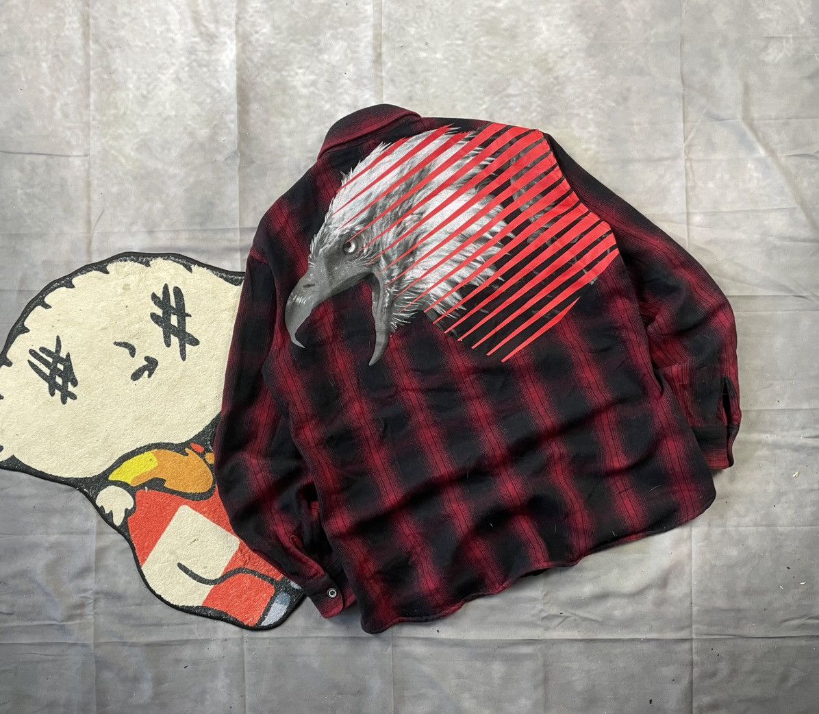 Marcelo Burlon Marcelo Burlon Milan Eagle Flannel Plaid Size US M / EU 48-50 / 2 - 1 Thumbnail