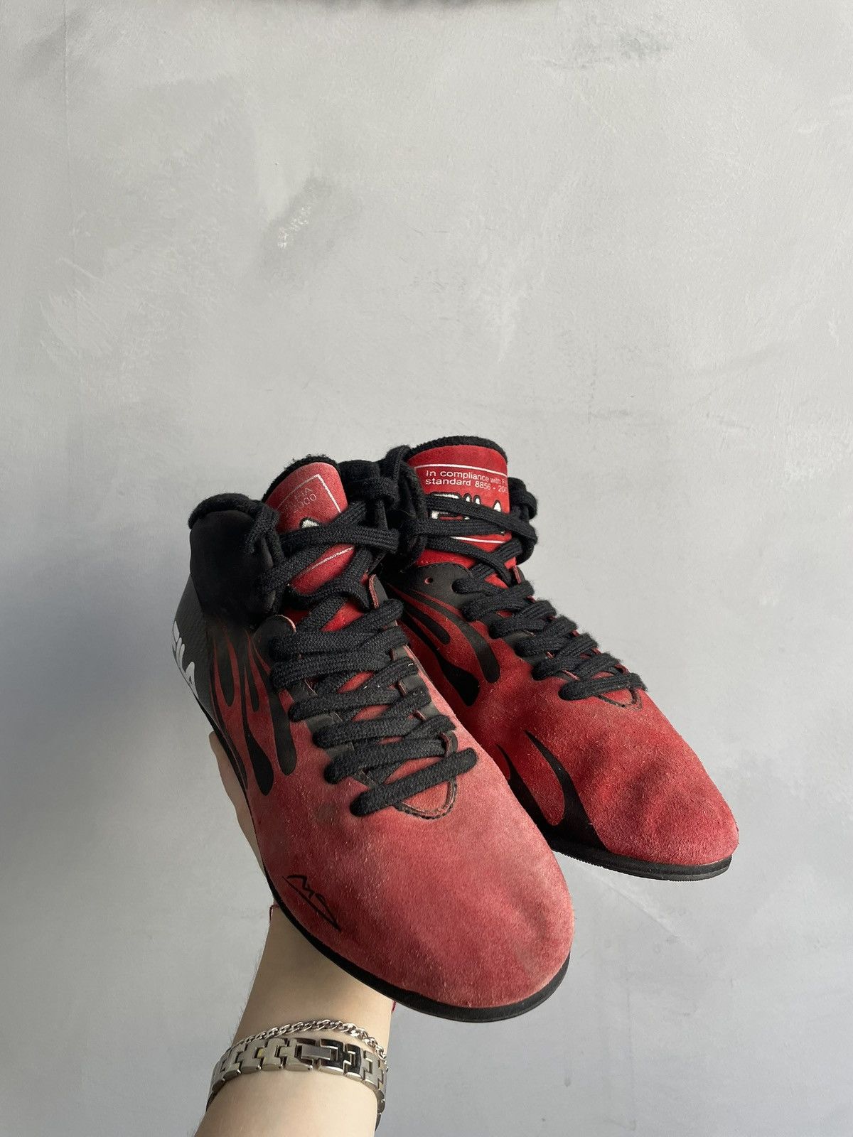 Fila Rare racing high boxing margiela style boots y2k Size US 10 / EU 43 - 3 Thumbnail