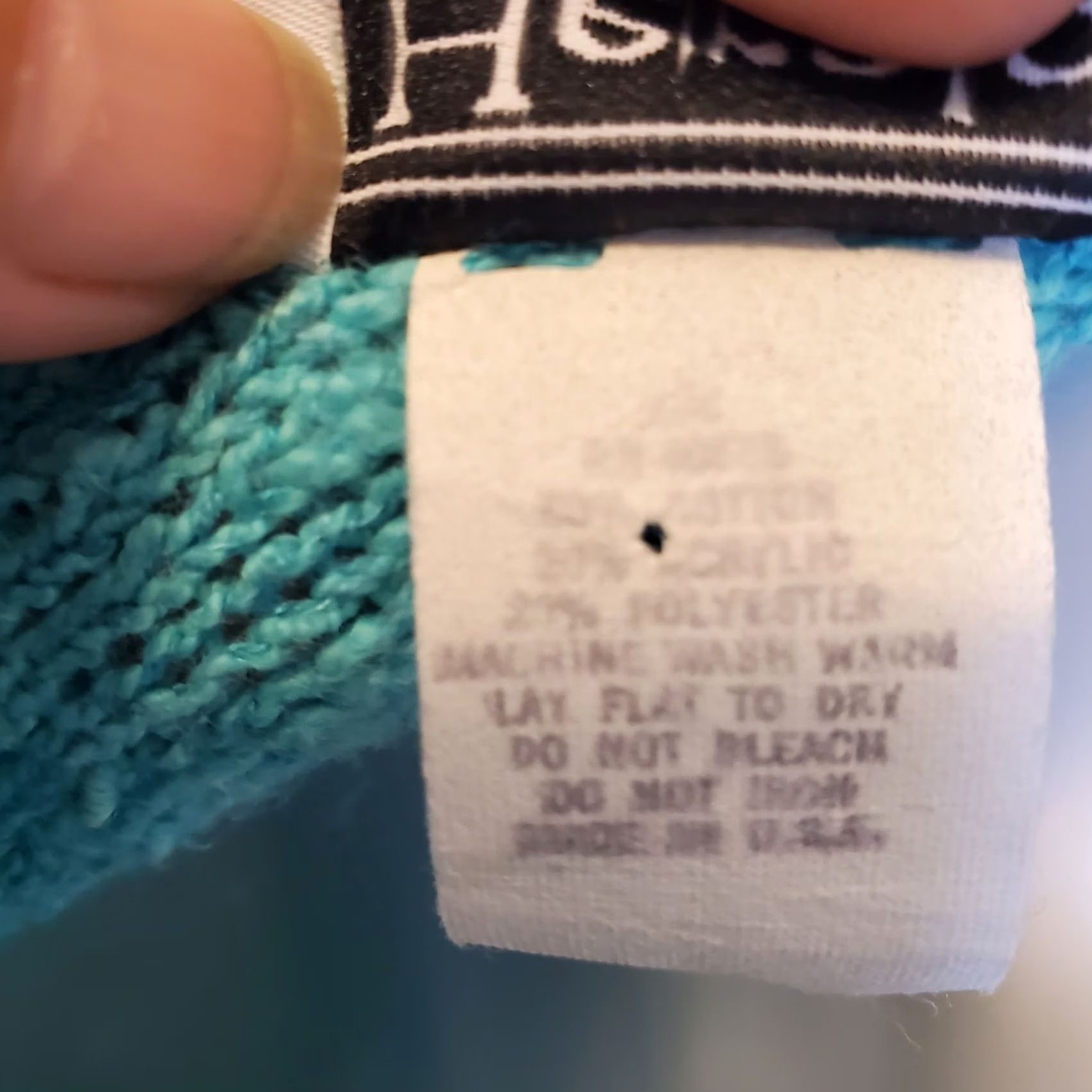 Vintage VINTAGE Herald House Sweater Cap Sleeve Womens Sz Sm Thin Chunky Knit 70s Summer teal blue Size S / US 4 / IT 40 - 5 Thumbnail